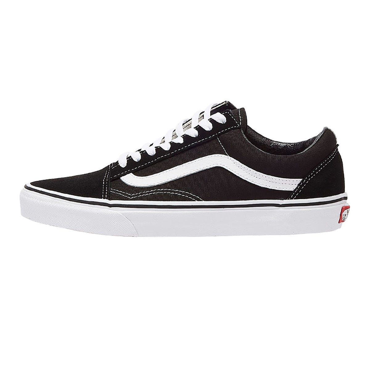 Vans Old Skool Black & White Canvas Unisex Trainers