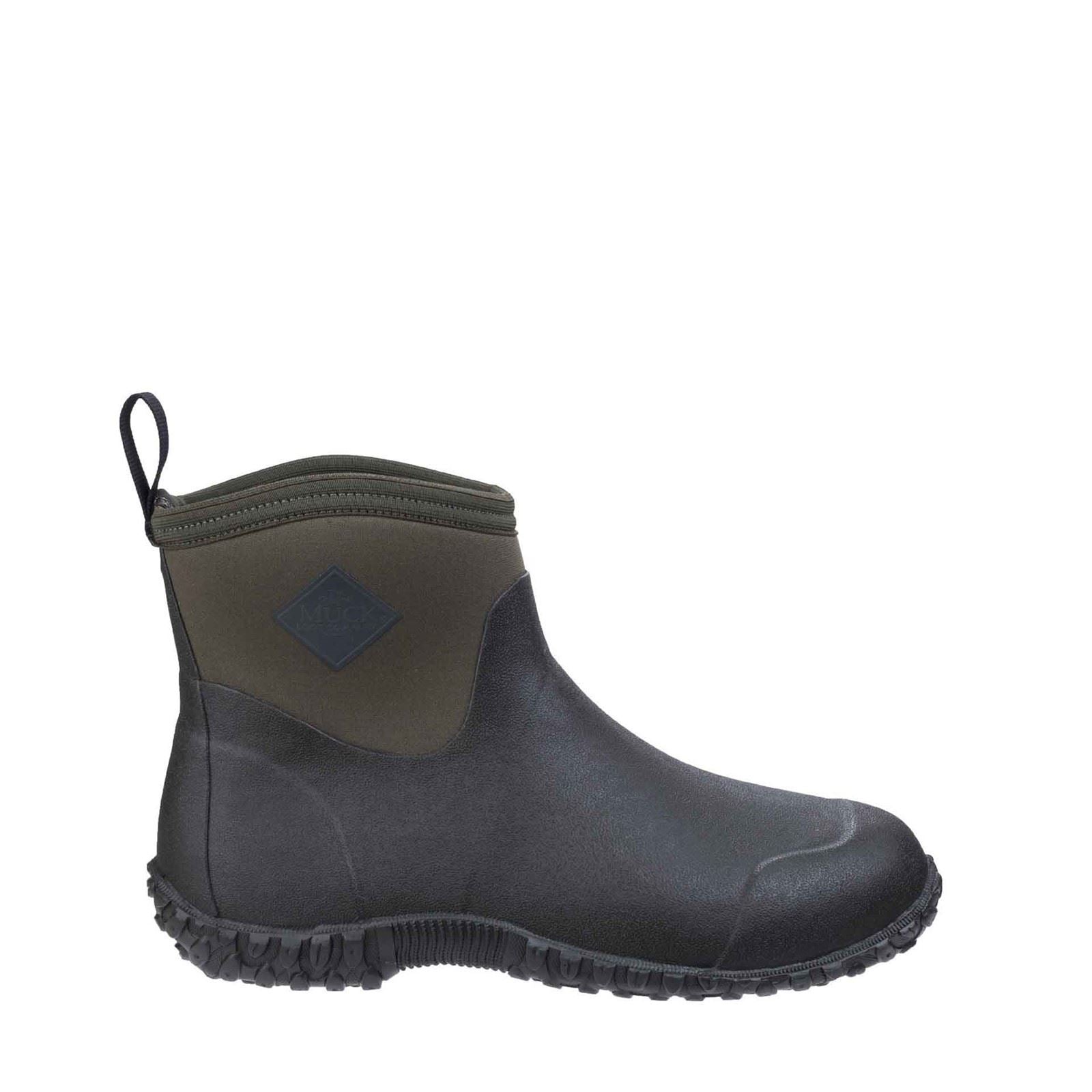 Muck Boots Men's Muckster II Ankle All Purpose Lightweight shoe in Black/Moss
