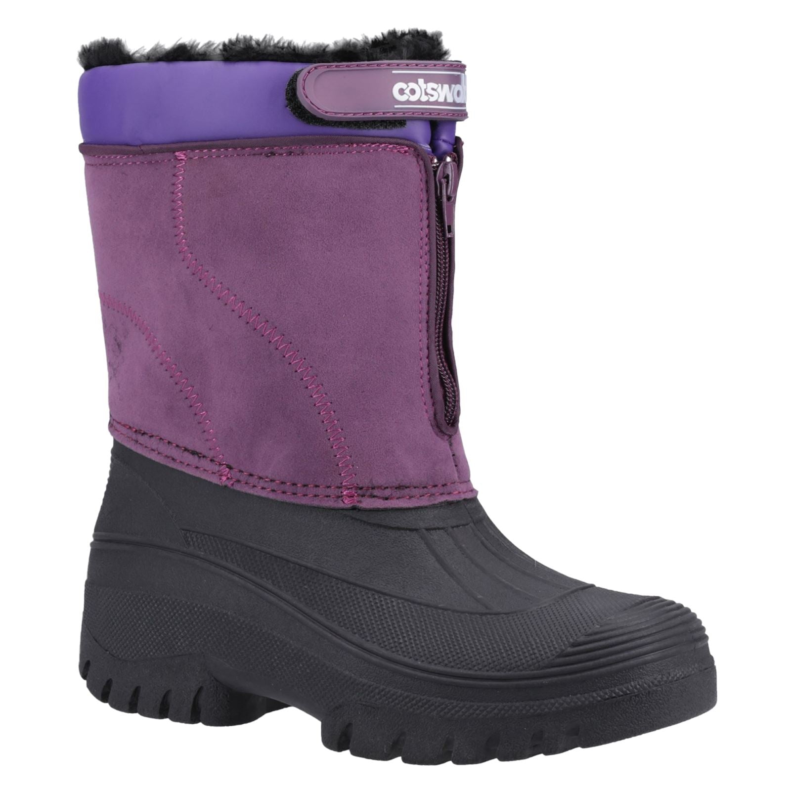 Cotswold Women's Venture Waterproof Winter Boot in Purple
