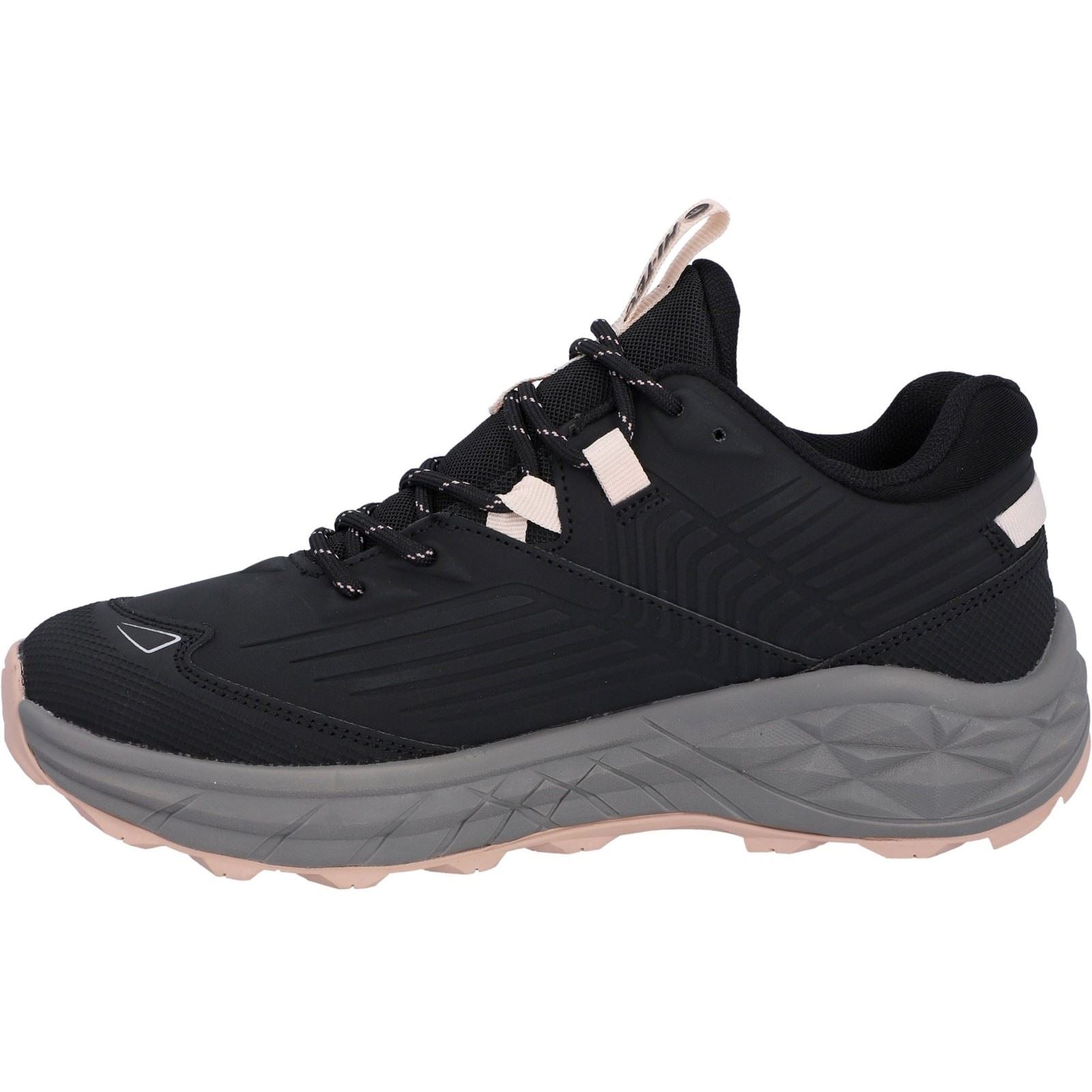 Hi-Tec Fuse Trek Polyester Women's Black/Steeple Grey/Cameo Rose Trainers
