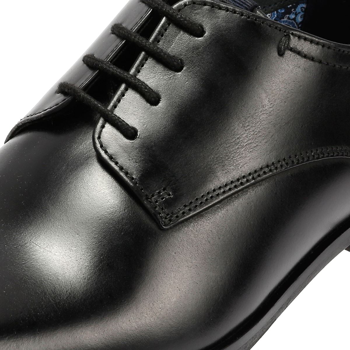 Ben Sherman Kenton Leather Men's Black Lace-Up Shoes