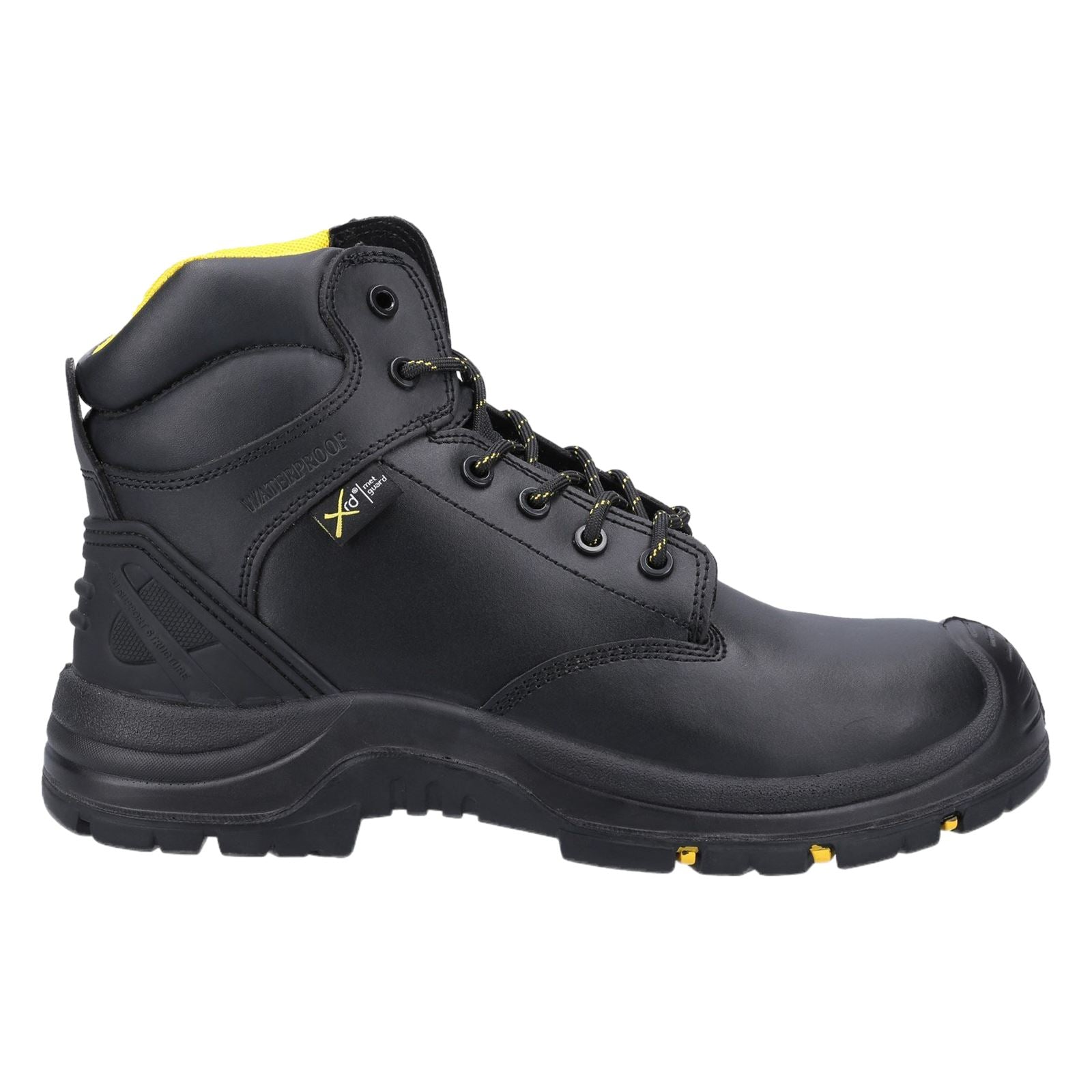 Amblers Safety AS303C Wrekin Metal Free Metatarsal Waterproof Safety Boot in Black