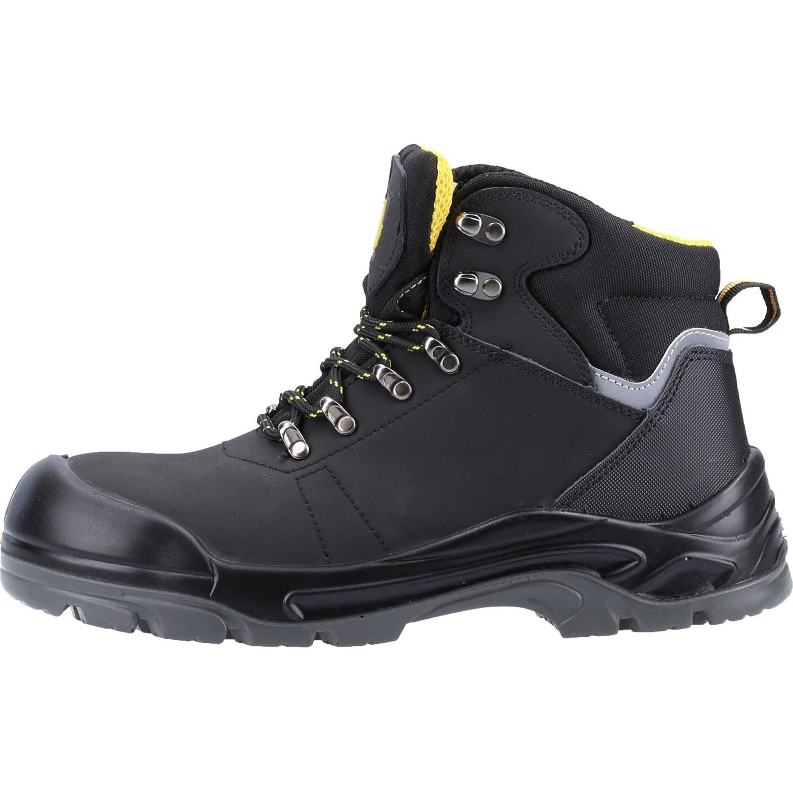 Amblers Safety AS252 Lightweight Water Resistant Leather Safety Boot in Black