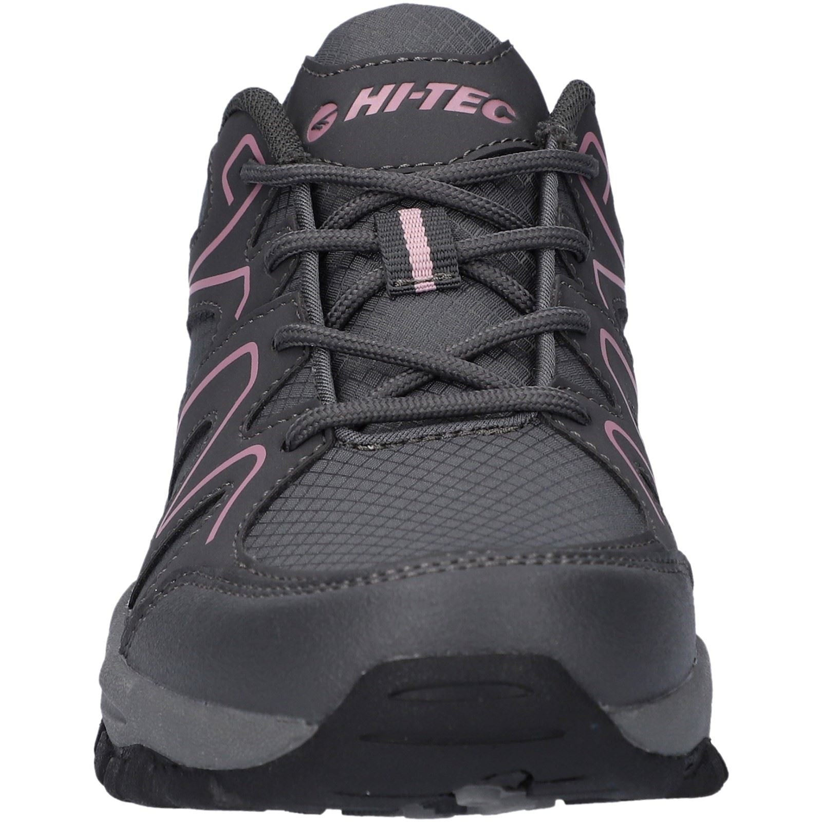 Hi-Tec Maine Polyester Women's Steel Grey Charcoal Hiking Boots