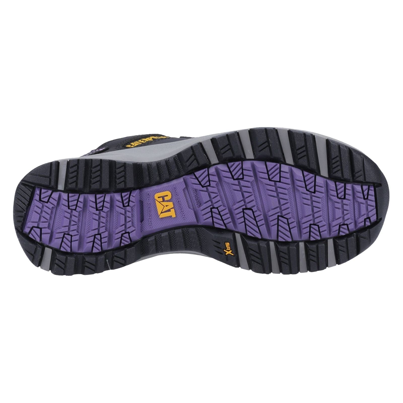 Caterpillar Women's Elmore Work Shoe in Black/Lilac