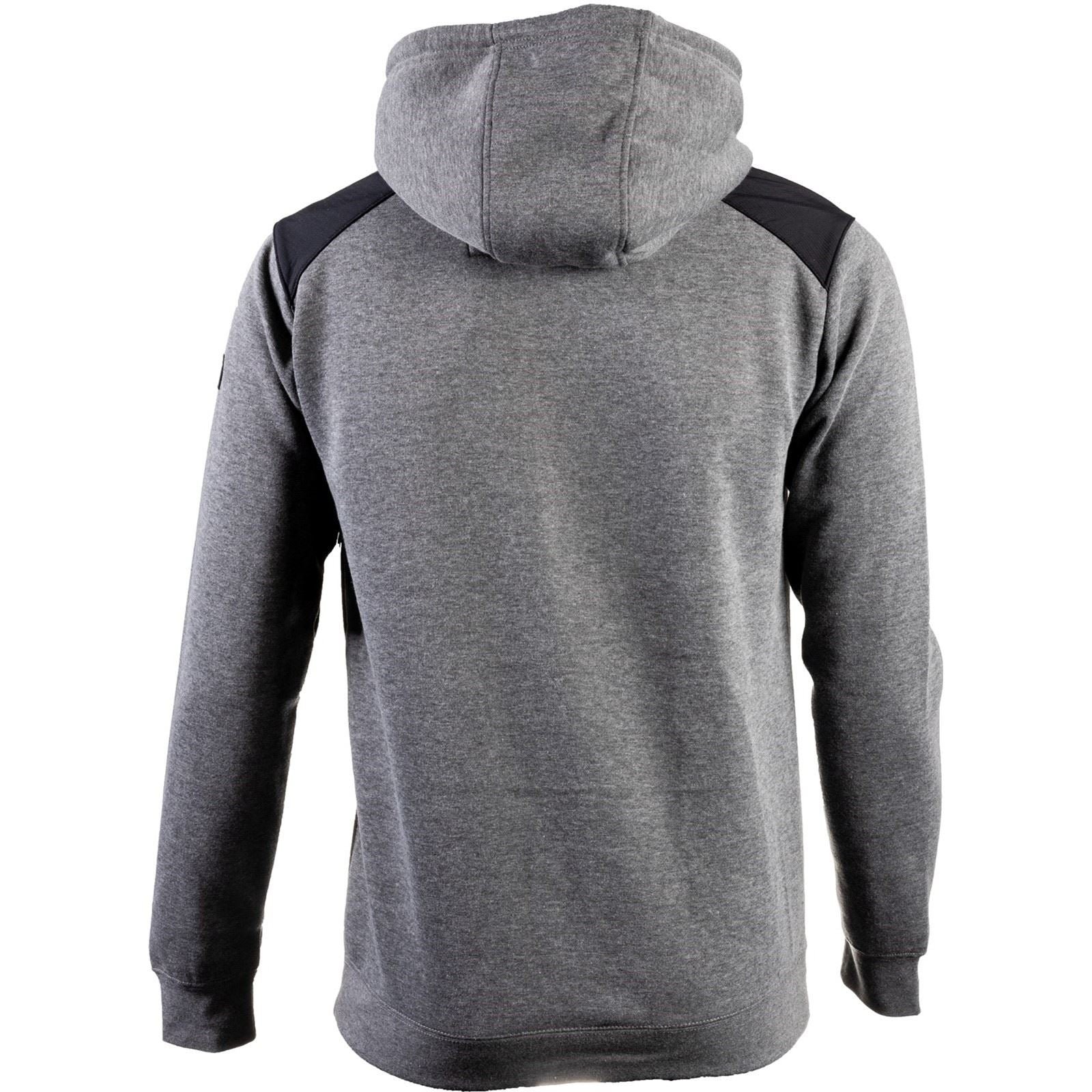 Caterpillar Men's Essentials Hooded Sweatshirt in Dark Heather Grey