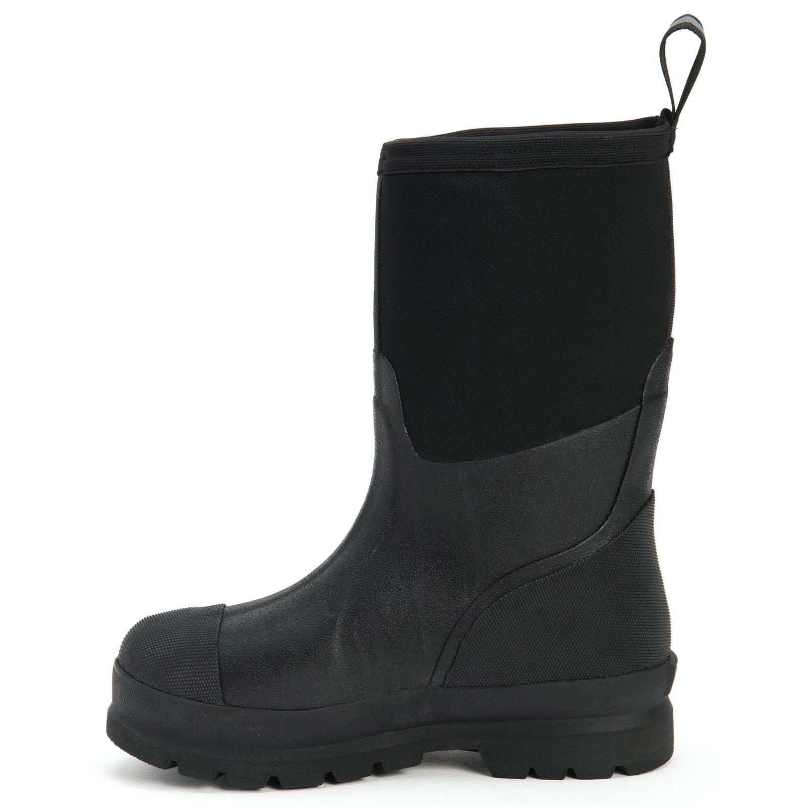 Muck Boots Chore Classic Mid Patterned Wellington in Black