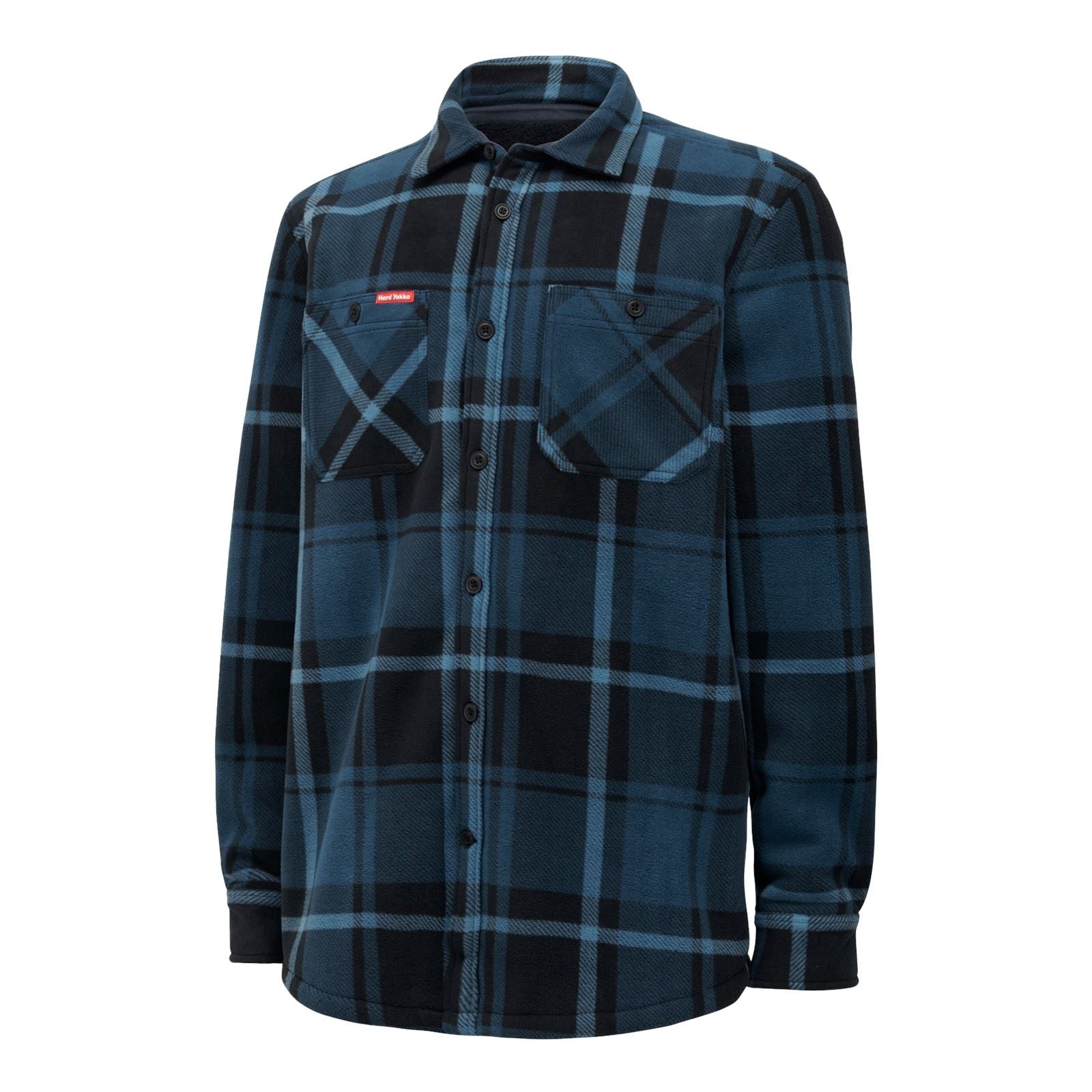 Hard Yakka Men's Sherpa Jacket in Blue