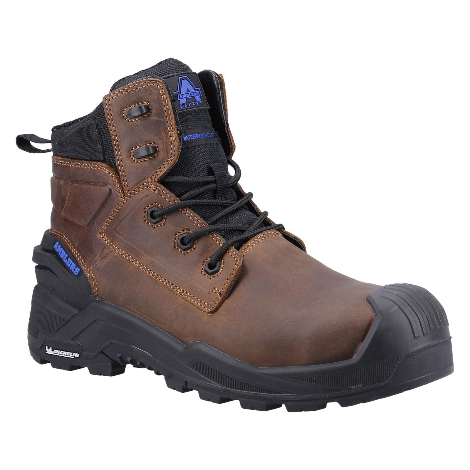Amblers Safety Men's 980C Crusader Safety Boot in Brown