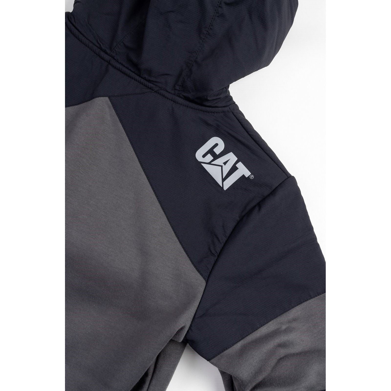 Caterpillar Men's Trade Sweatshirt in Dark Shadow-Black