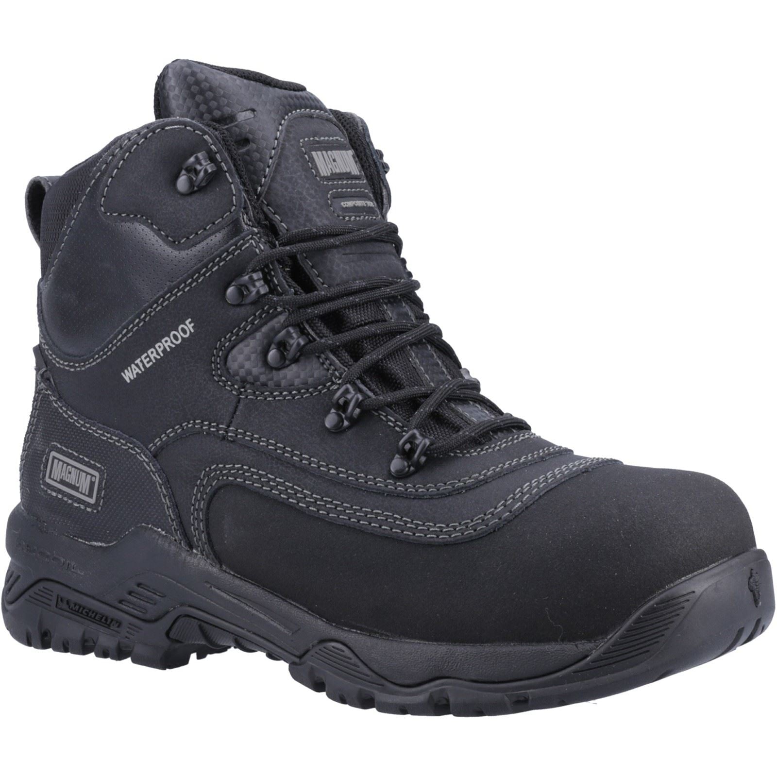 Magnum Broadside 6.0 CT CP WP Safety Boot in Black