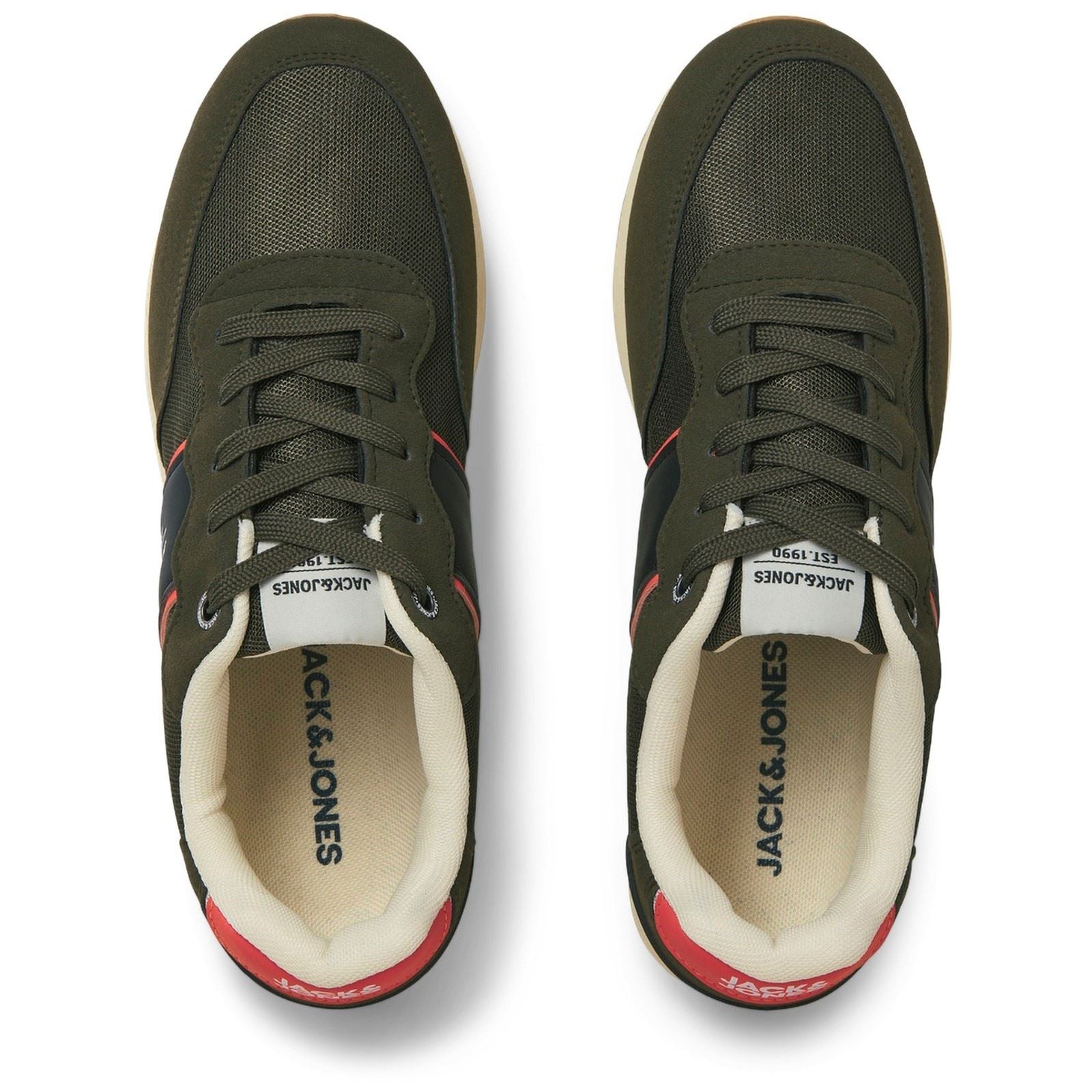 Jack & Jones Spirit Runner Polyurethane Men's Olive Night Trainers