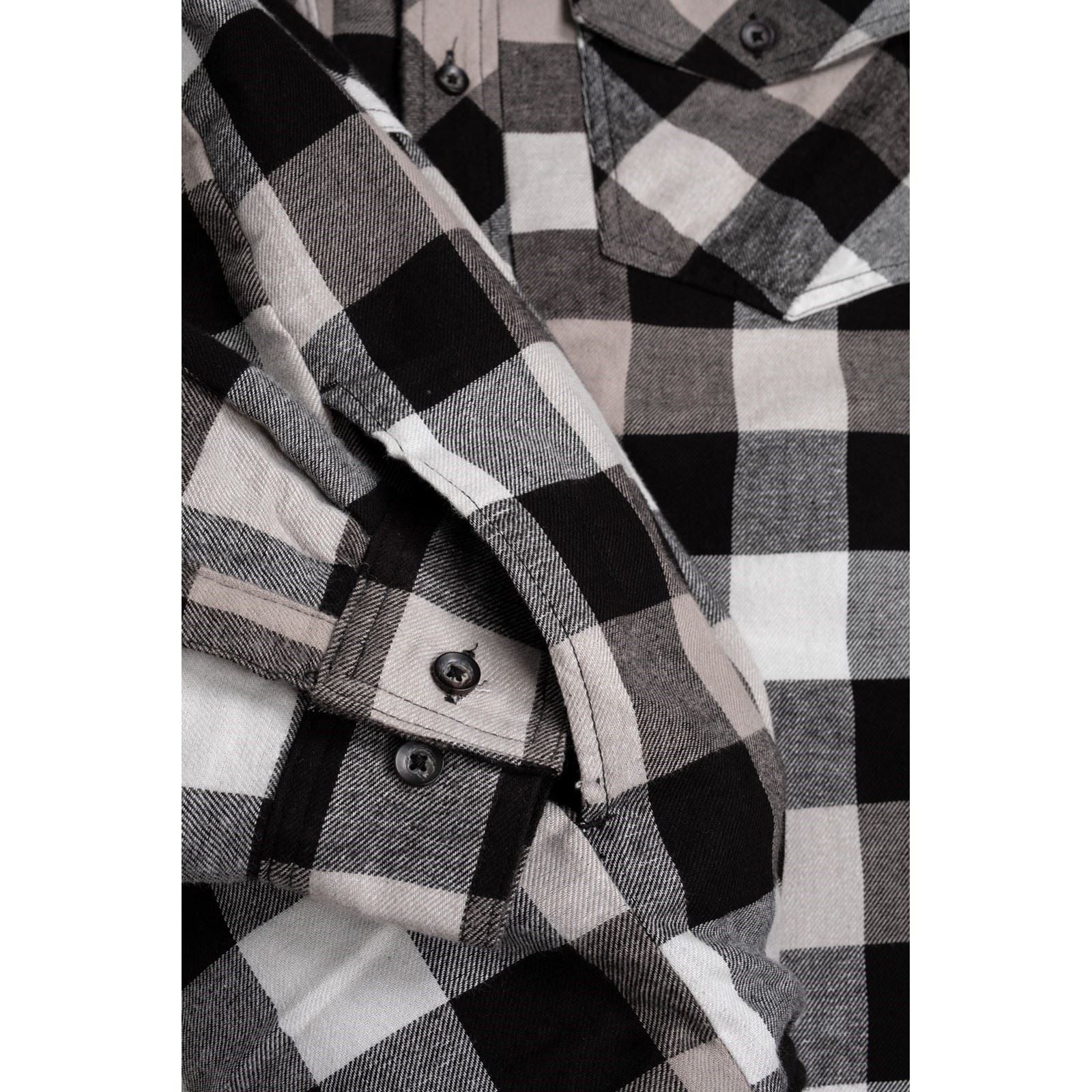 Hard Yakka Men's Quilted Flannel Shacket in Grey