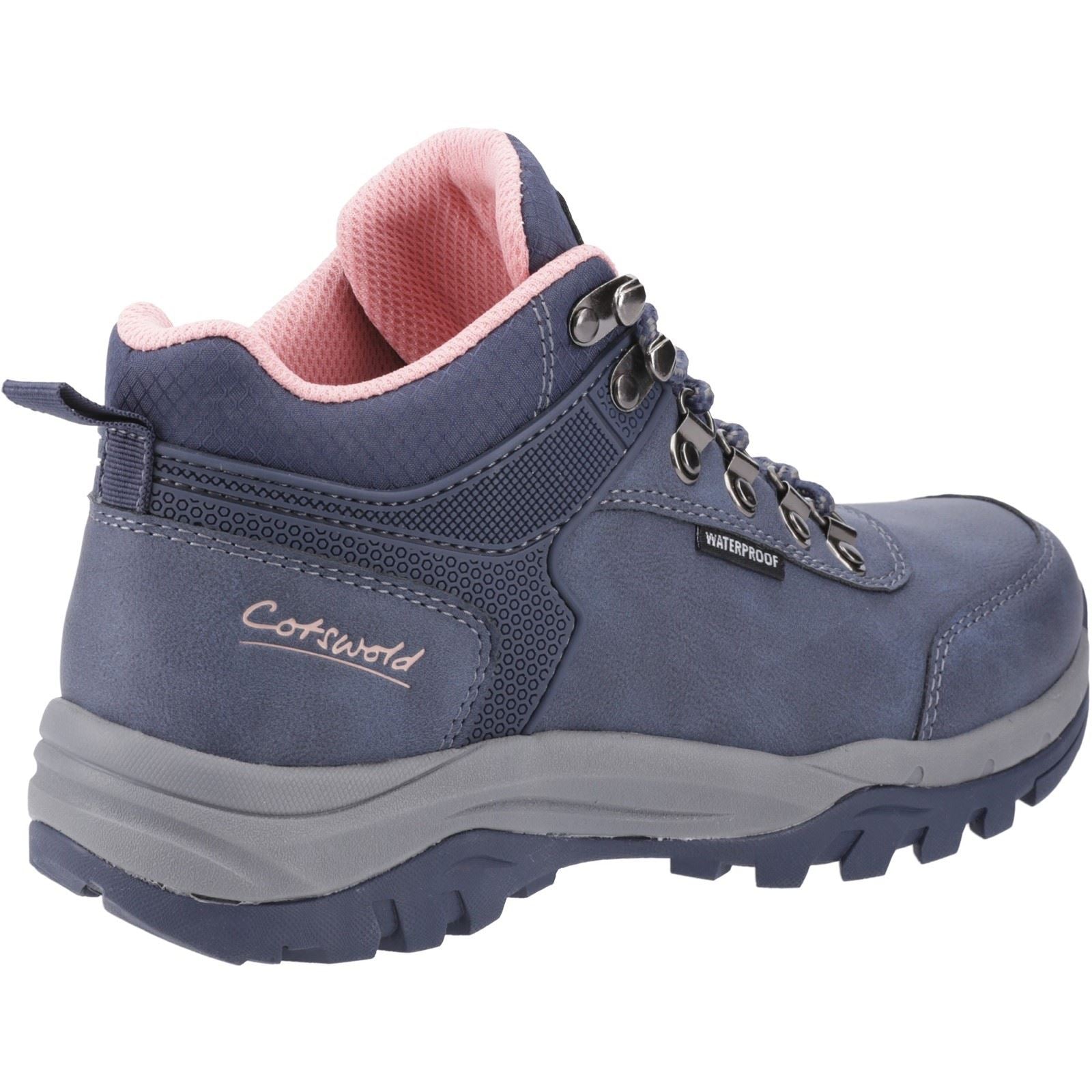 Cotswold Overbury Polyurethane Women's Navy Hiking Boots