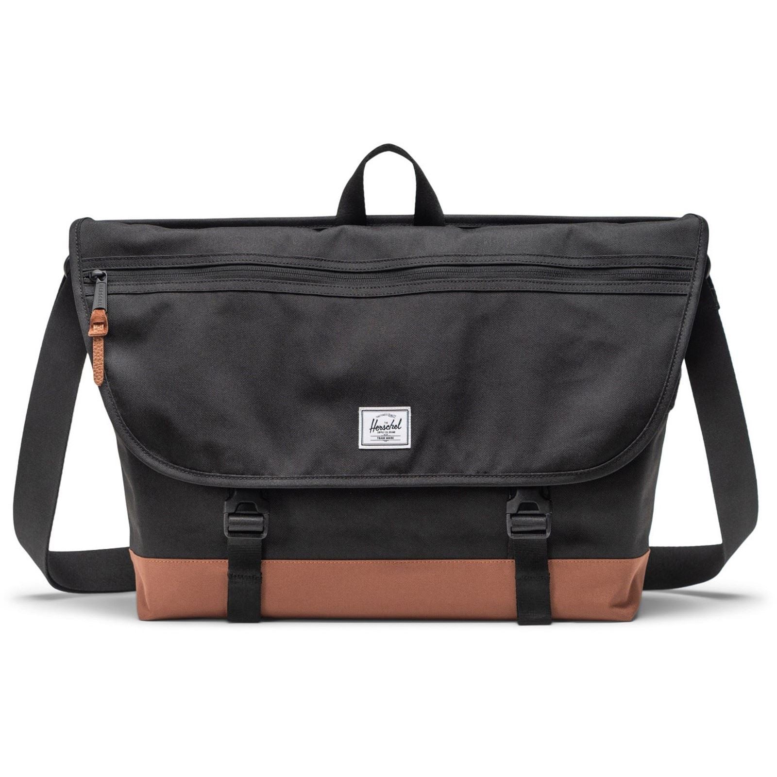Herschel Bags Cove Unisex Adults Black Messenger Bag - Medium