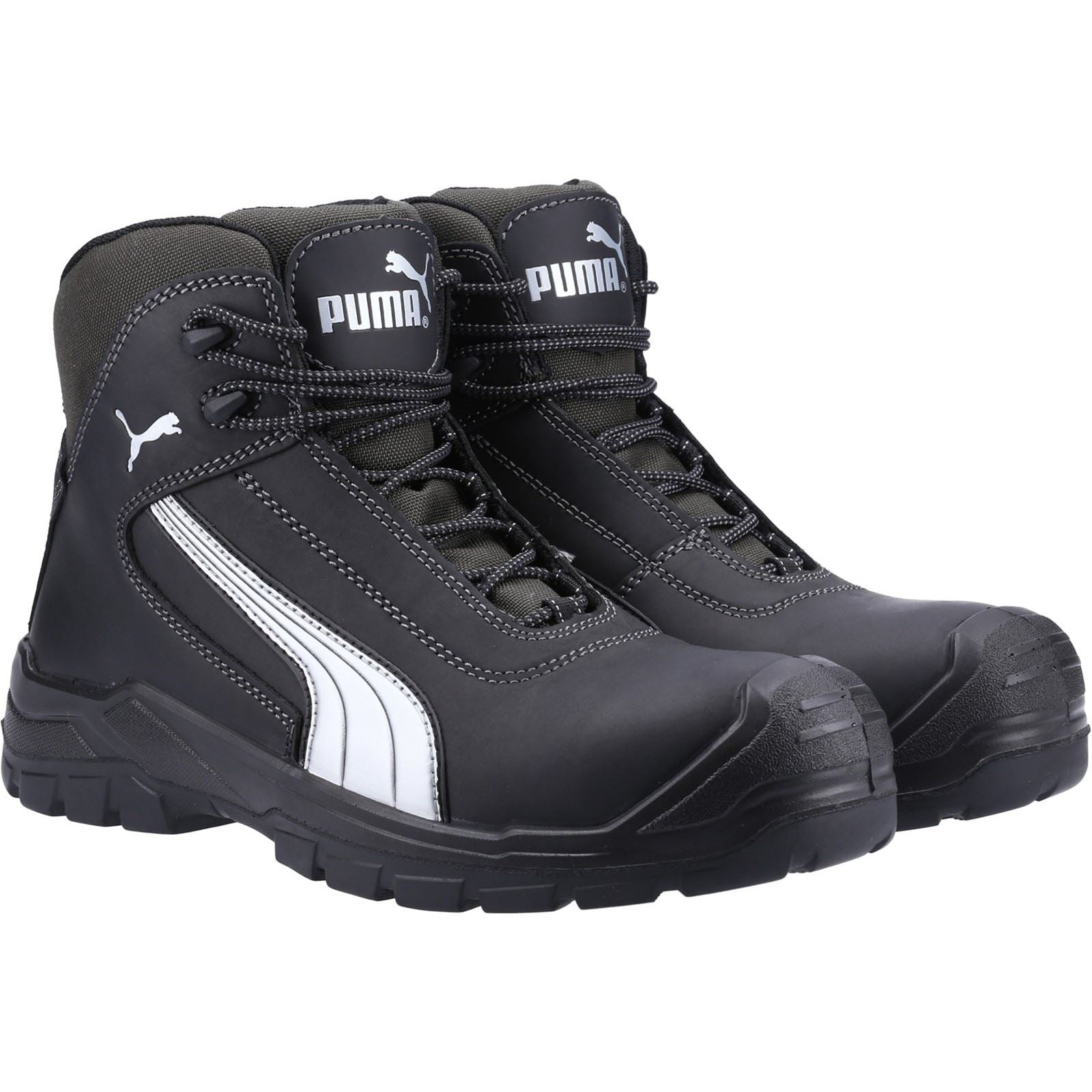 Puma Safety Men's Cascades Mid S3 Safety Boot in Black