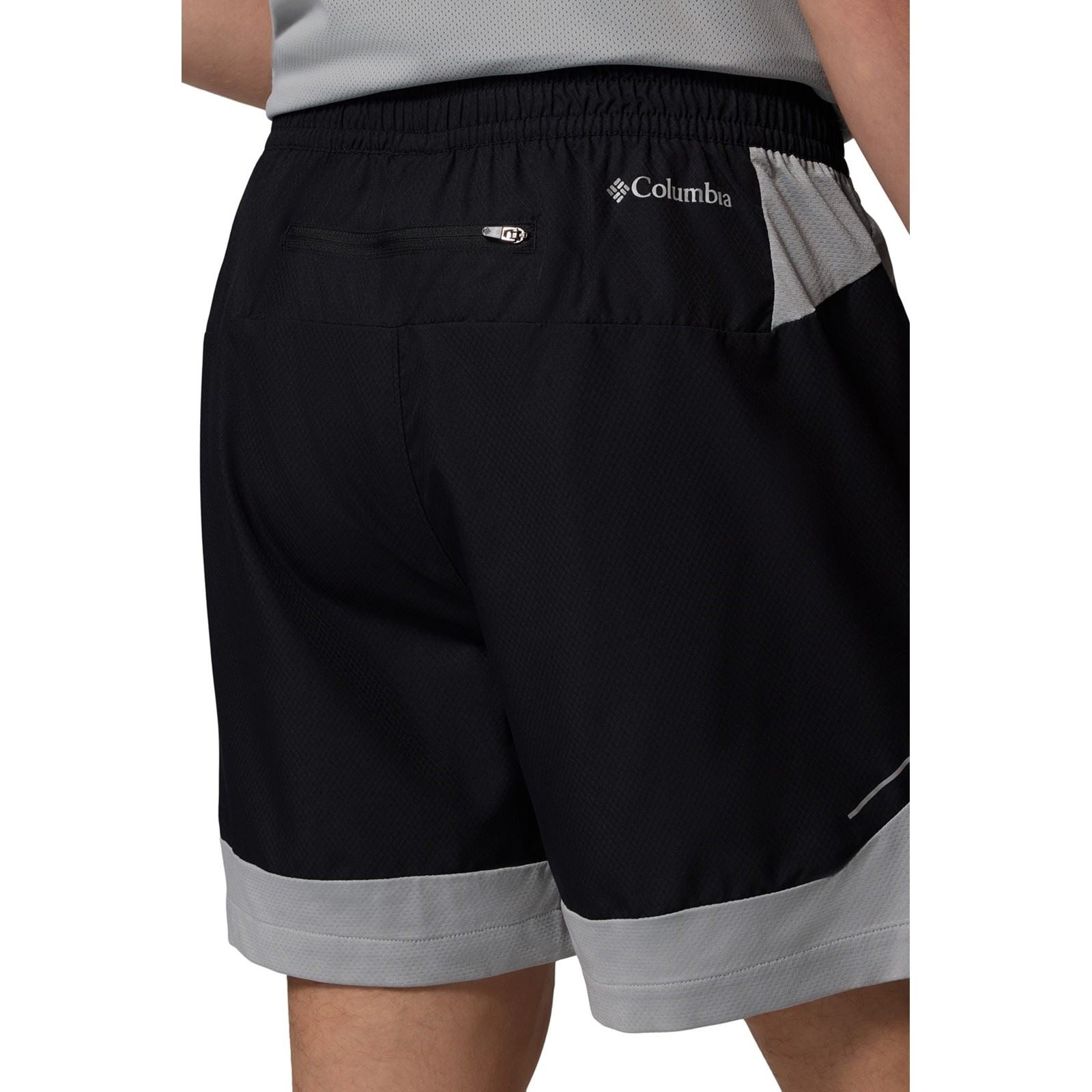Columbia Three Pitch Polyester Men's Black Activewear Shorts