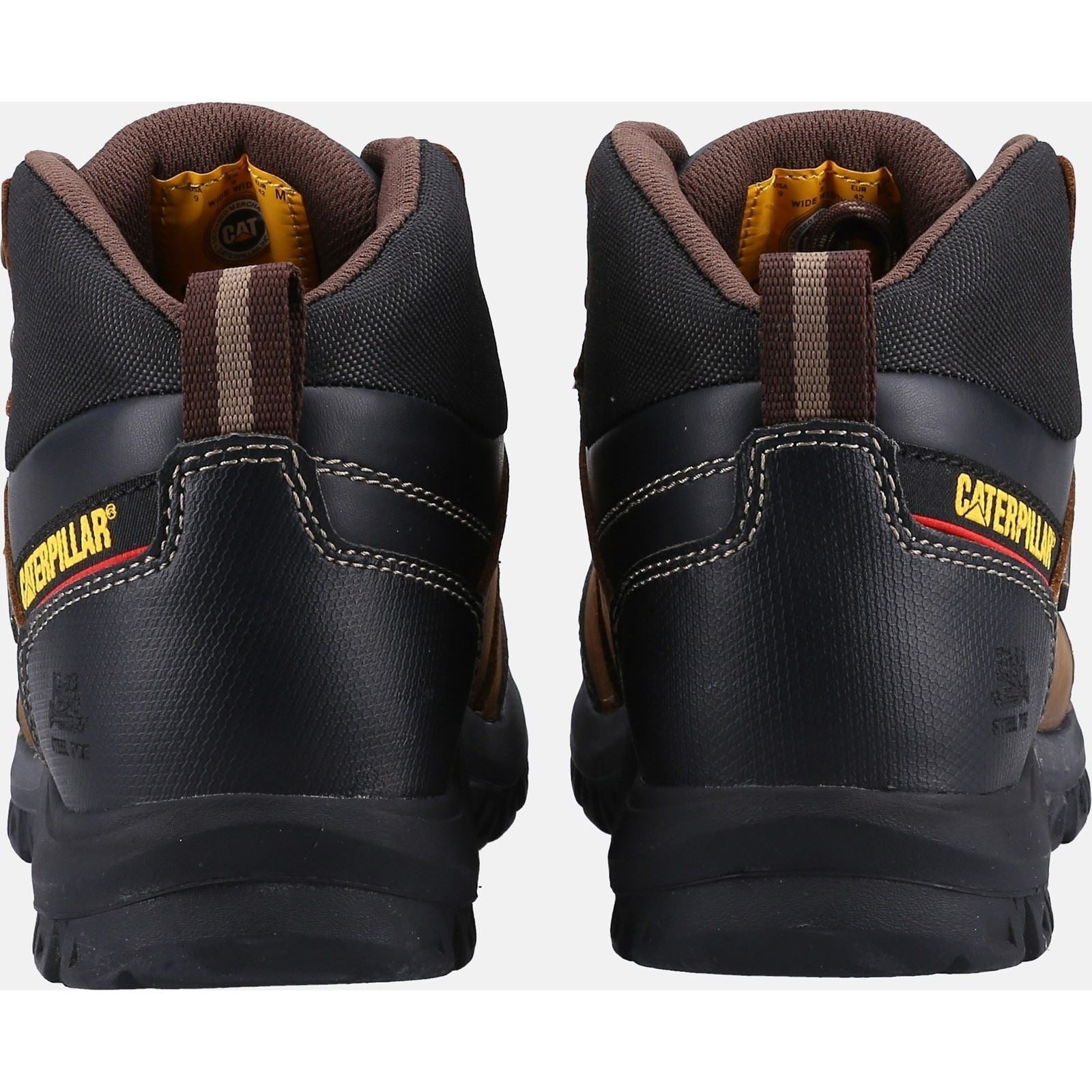 Caterpillar Men's Framework Safety Boot ST S3 WR HRO SRA in Seal Brown