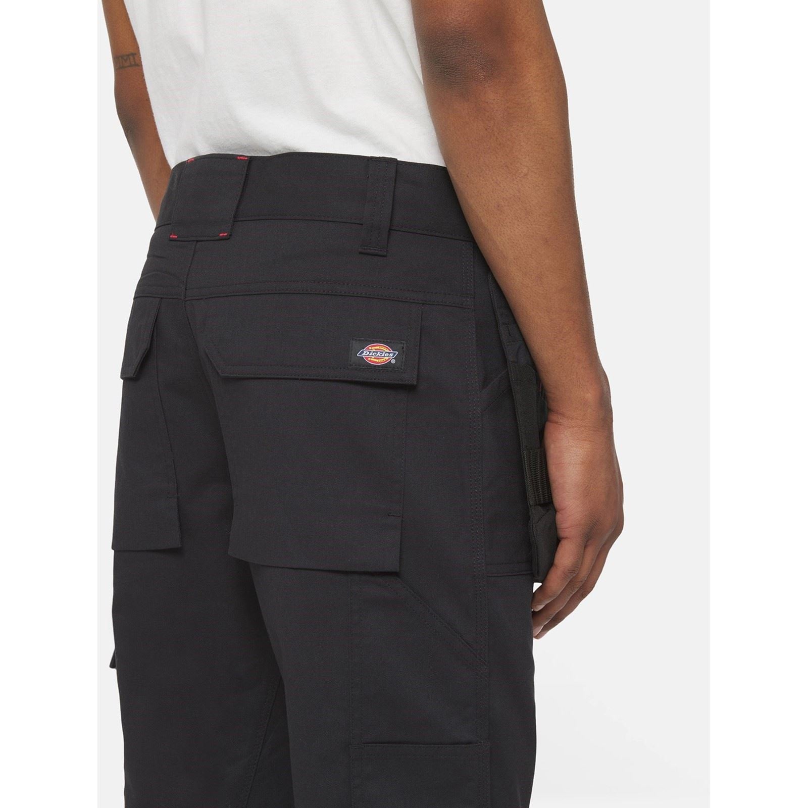 Dickies Men's Multi Pocket Utility Work Pant in Black