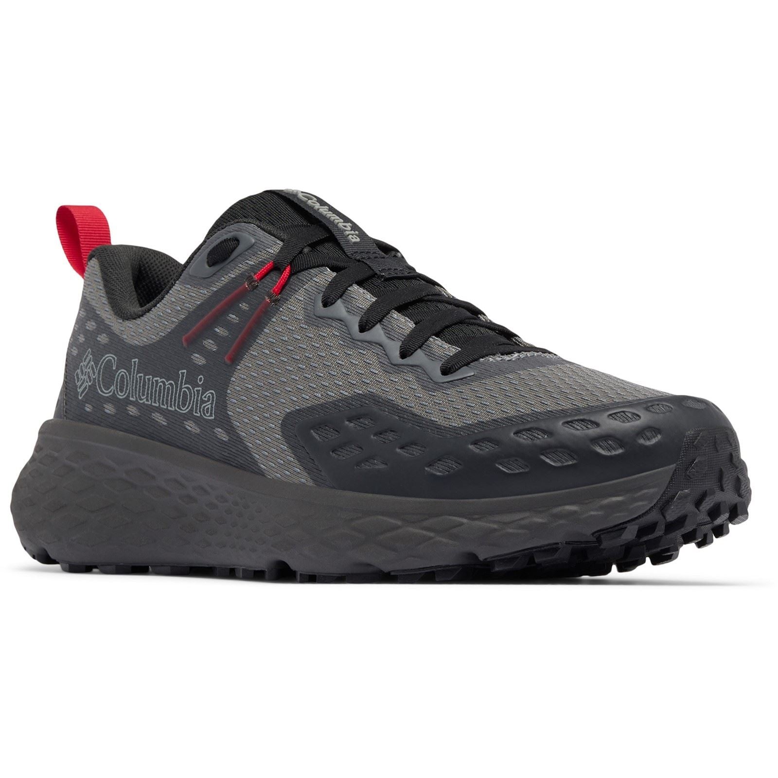 Columbia Konos TRS Polyester Men's Grey/Red Hiking Boots