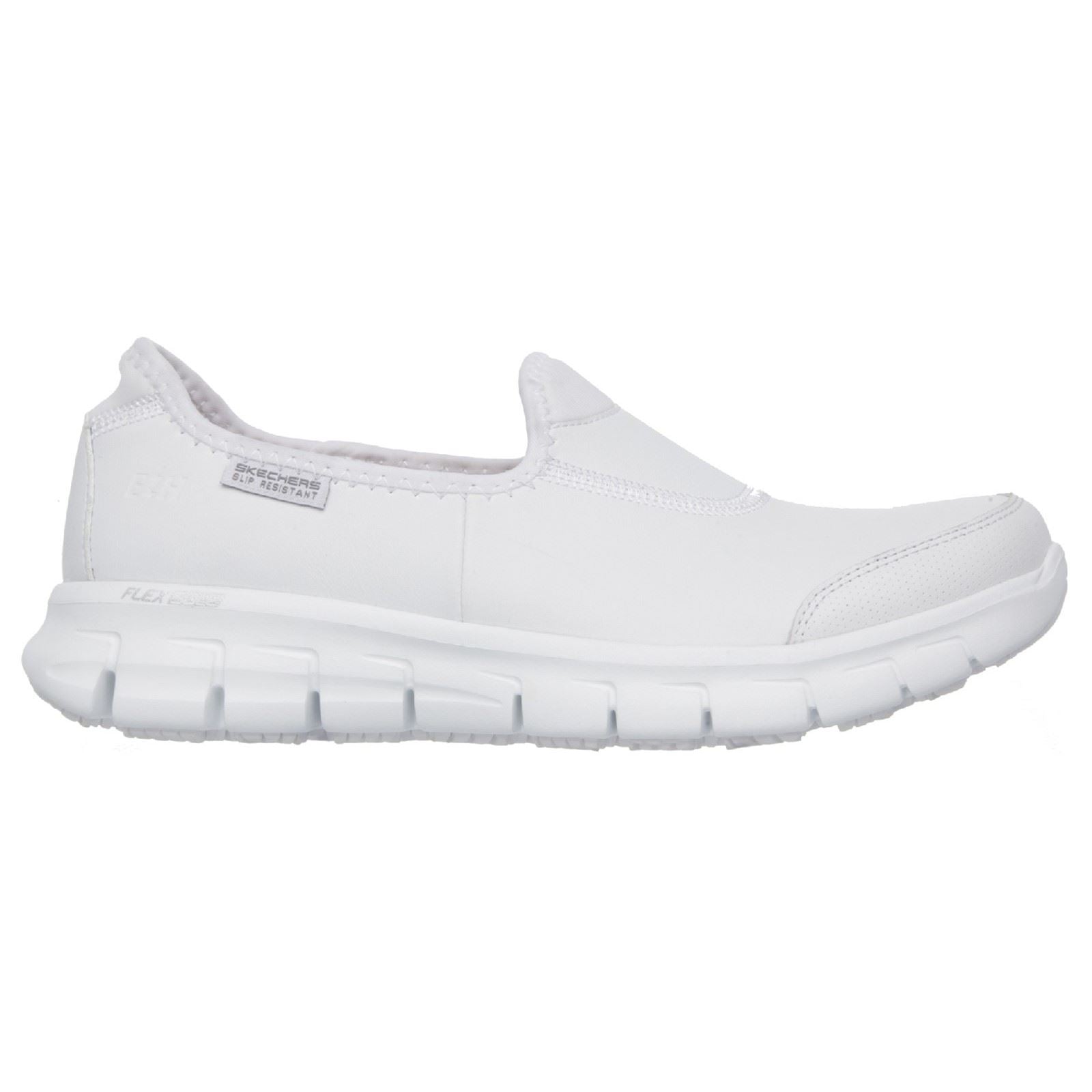 Skechers Workwear Sure Track Leather Women's White Trainers