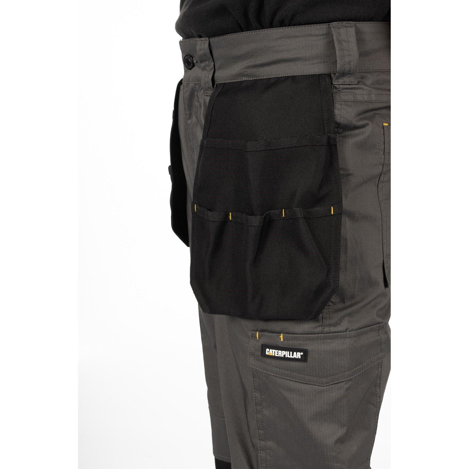 Caterpillar Nexus Holster Stretch Pocket Cotton Men's Grey Outdoor Trousers