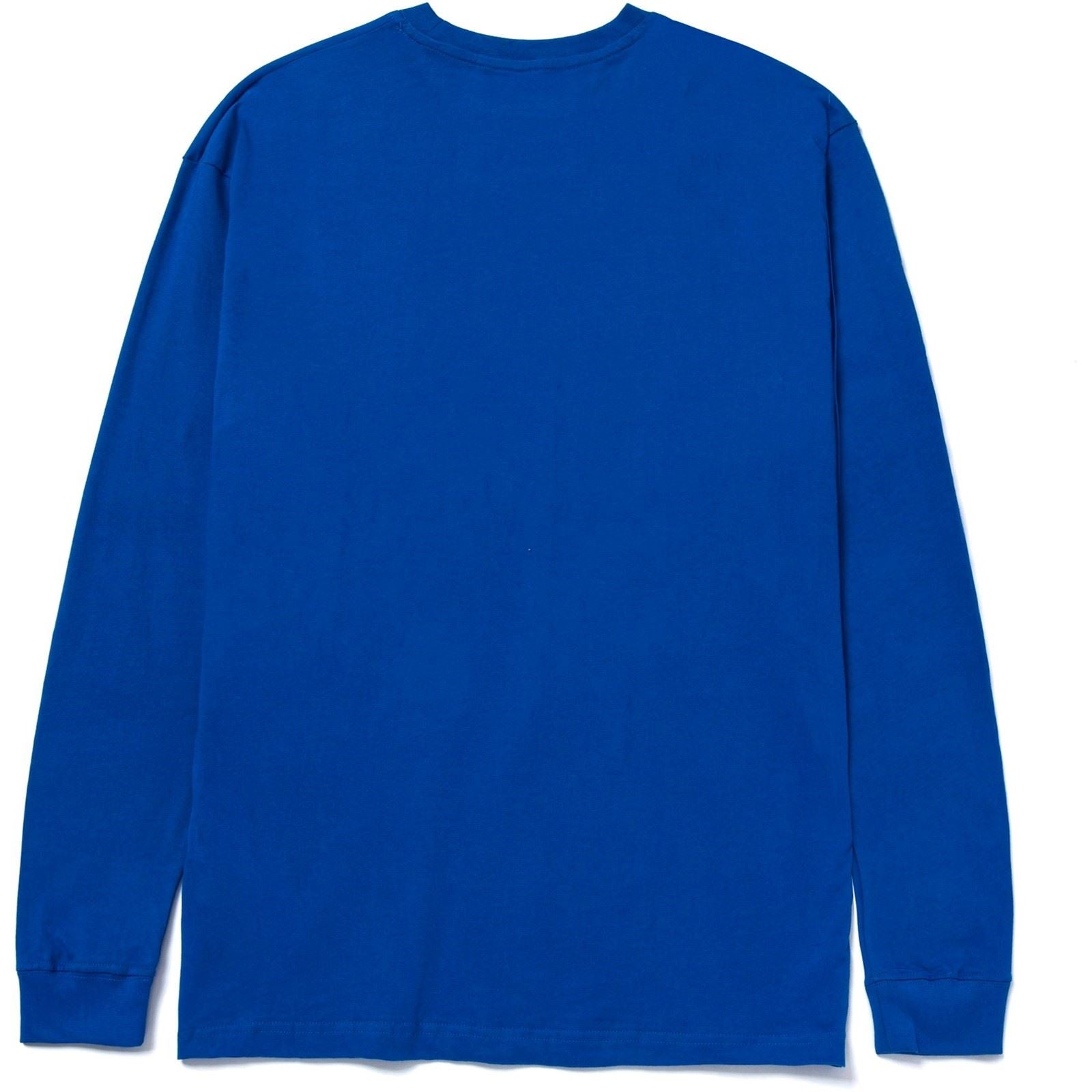Caterpillar Men's Trademark Banner Long Sleeve T-Shirt in Memphis Blue