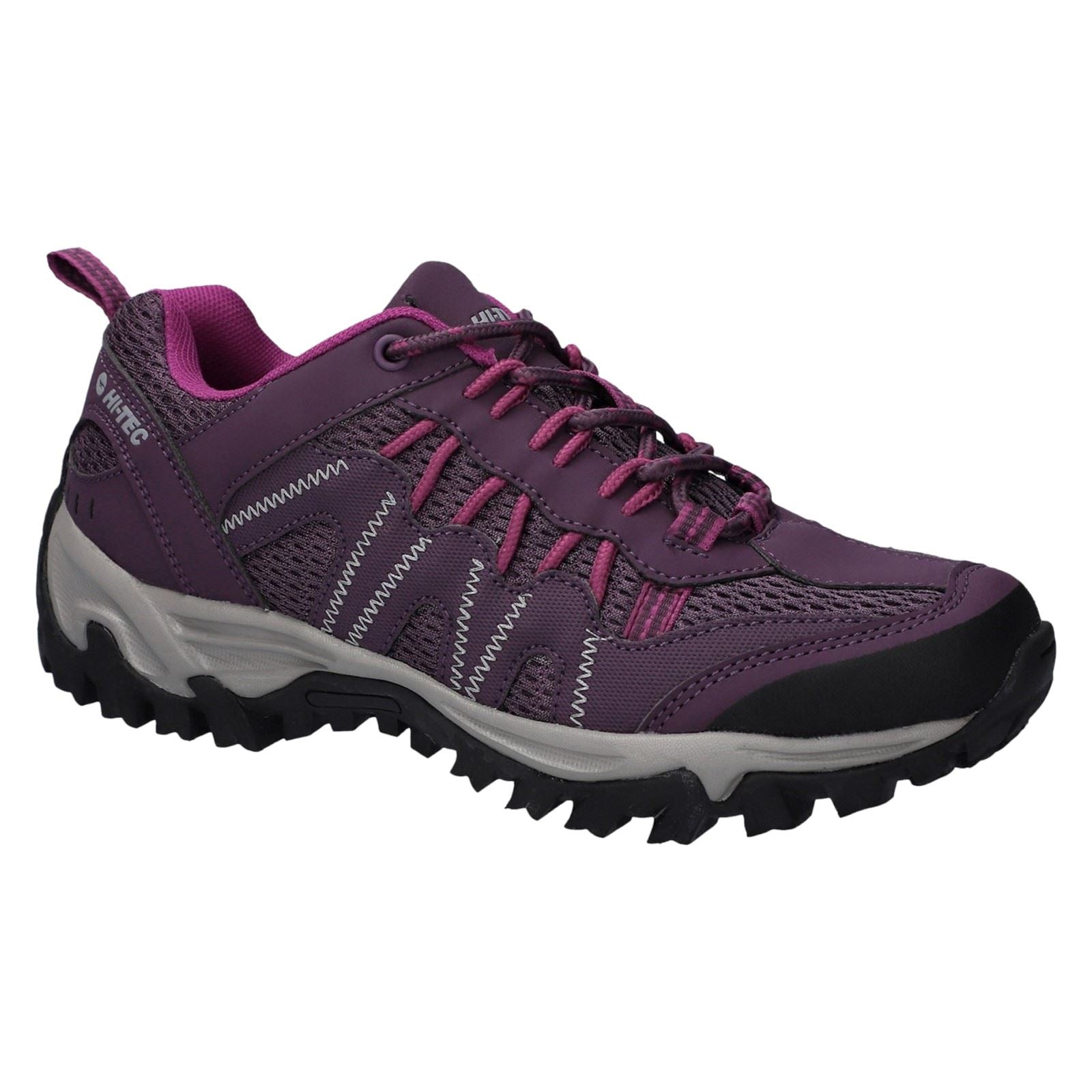 Hi-Tec Jaguar Polyester Women's Italian Plum/Festival Fuchsia Hiking Boots