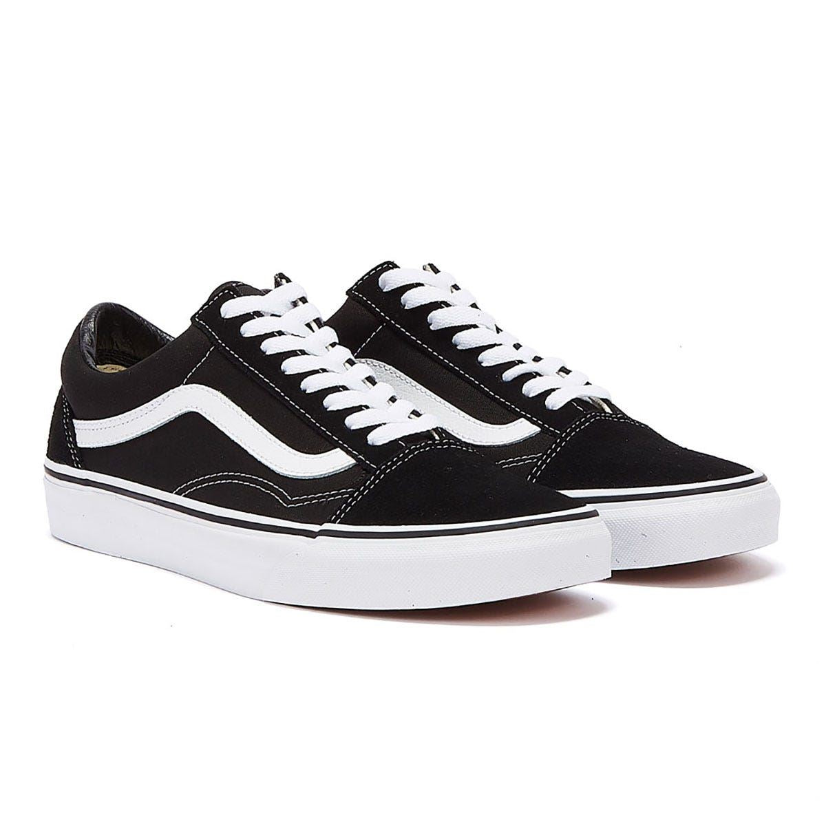 Vans Old Skool Black & White Canvas Unisex Trainers
