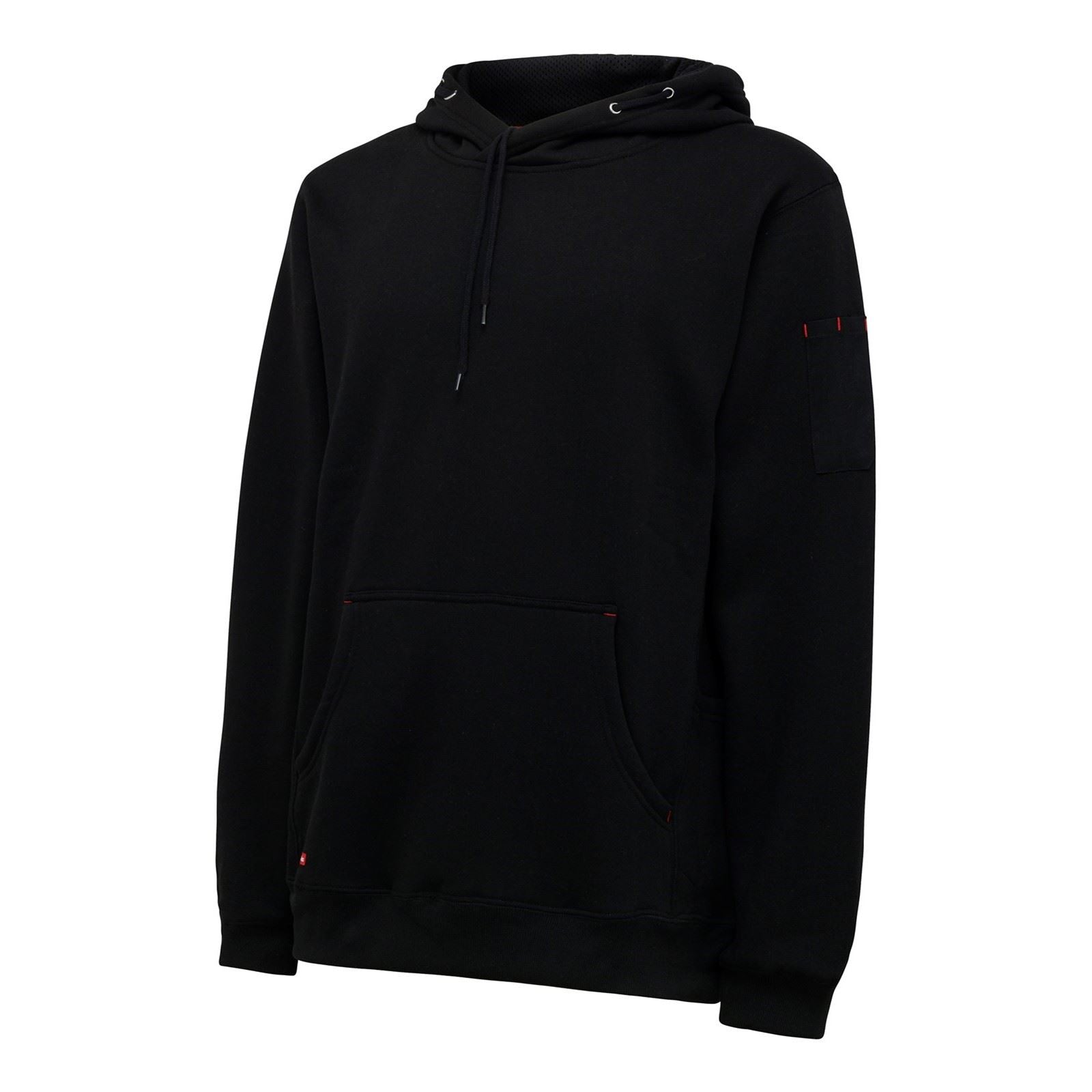 Hard Yakka Men's Brushed Fleece Hoodie in Black