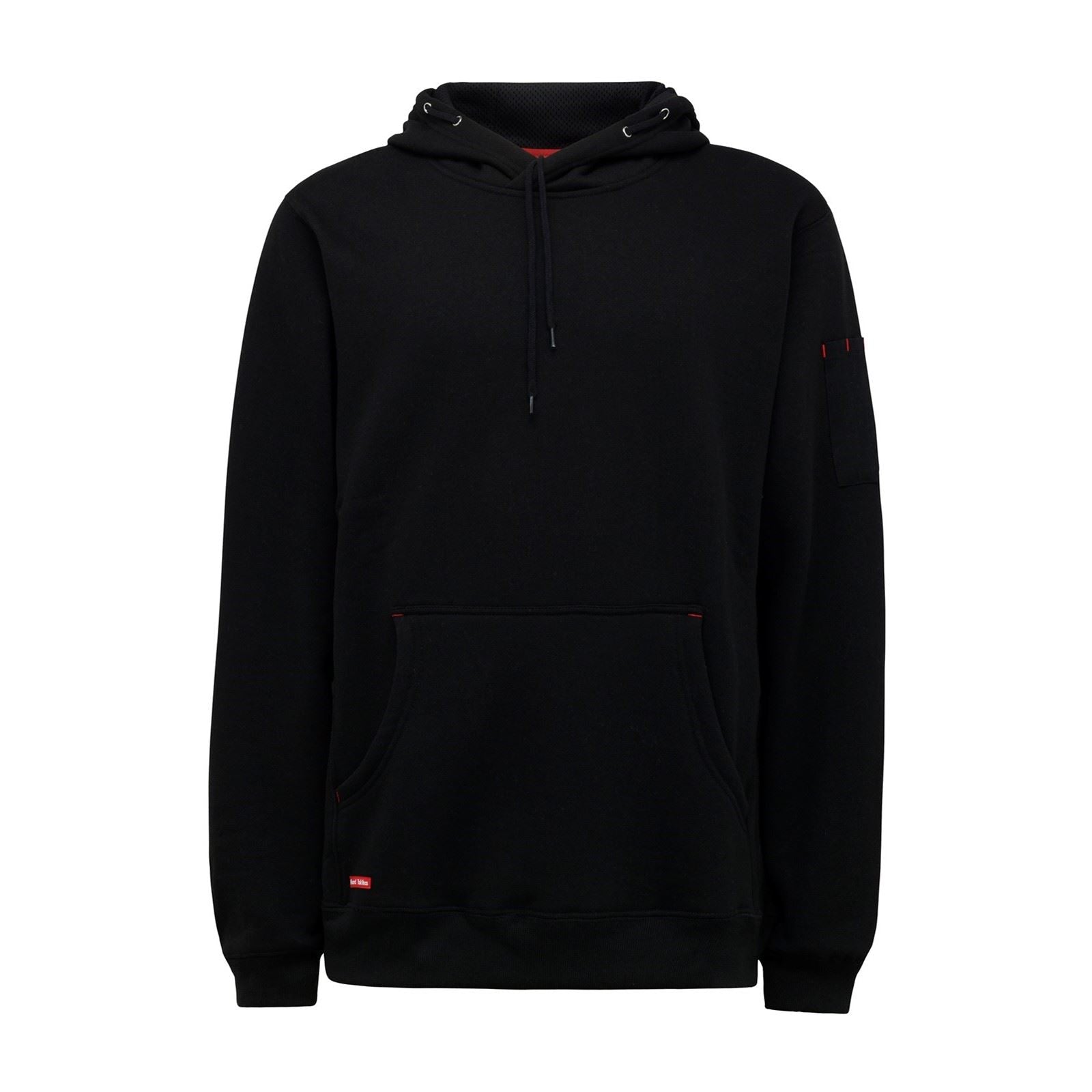 Hard Yakka Men's Brushed Fleece Hoodie in Black