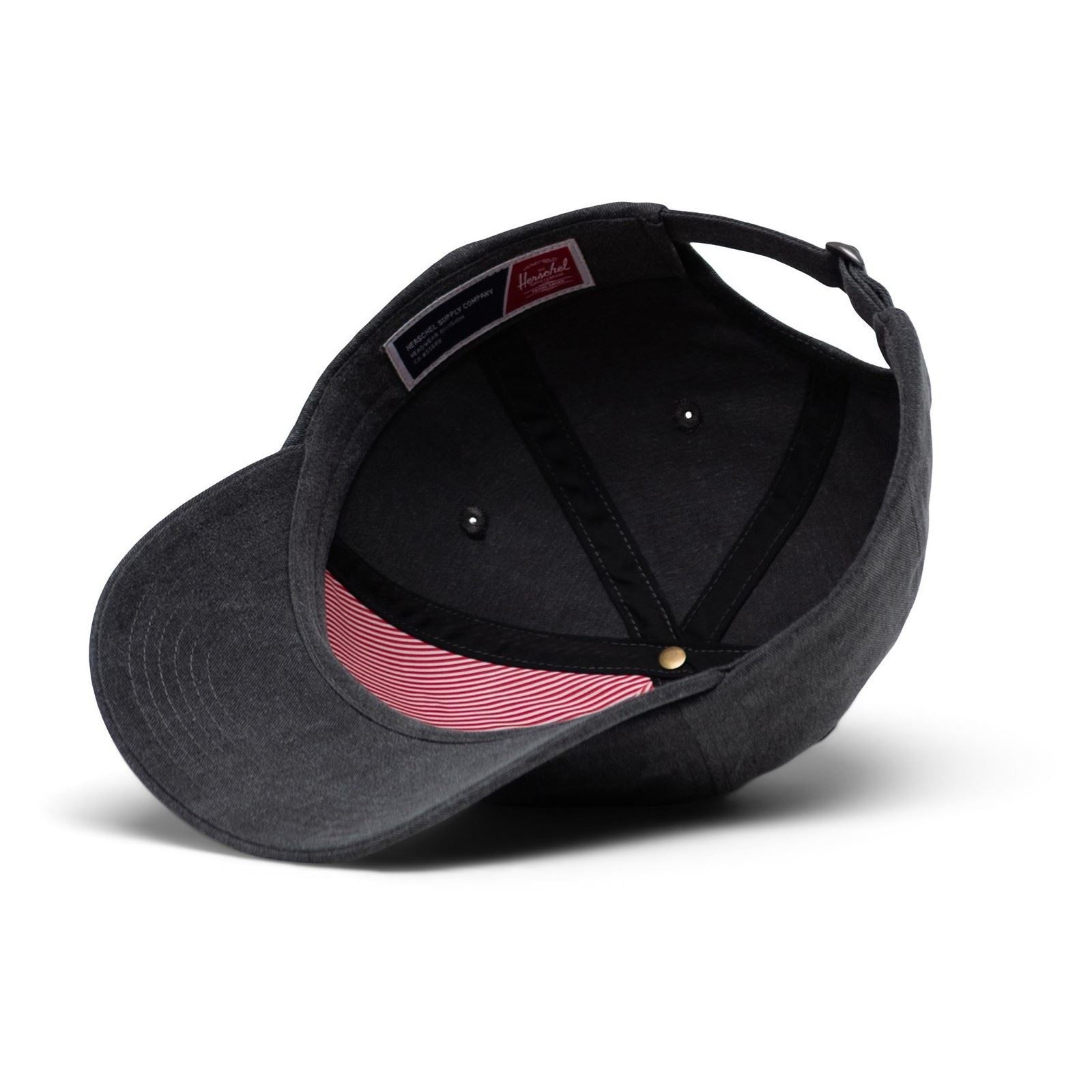 Herschel Bags Sylas Stonewash Cotton Unisex Adults's Black Baseball Caps