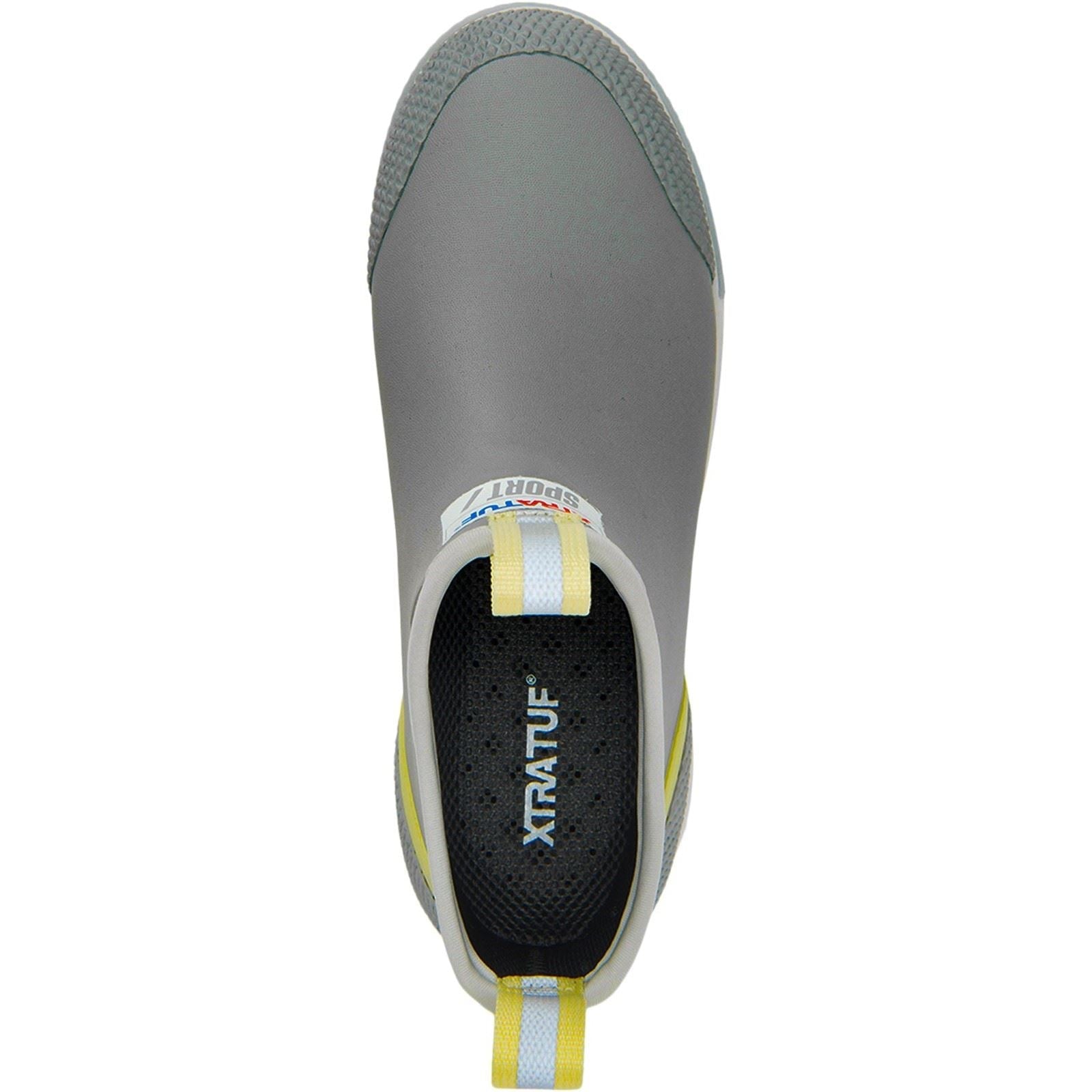 Xtratuf Women's Ankle Deck Boot Sport in Grey/Yellow