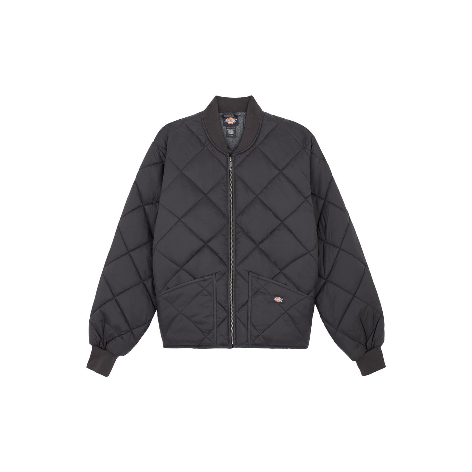 Dickies Men's Diamond Quilted Nylon Jacket in Black