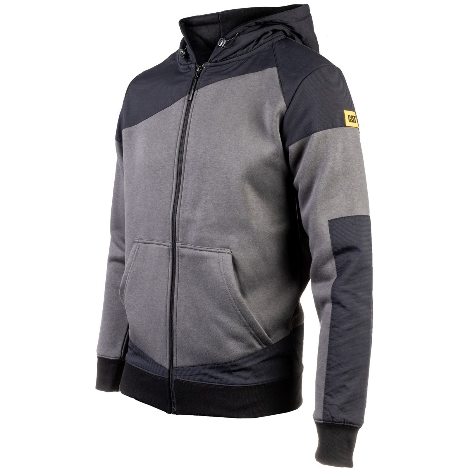 Caterpillar Men's Trade Sweatshirt in Dark Shadow-Black
