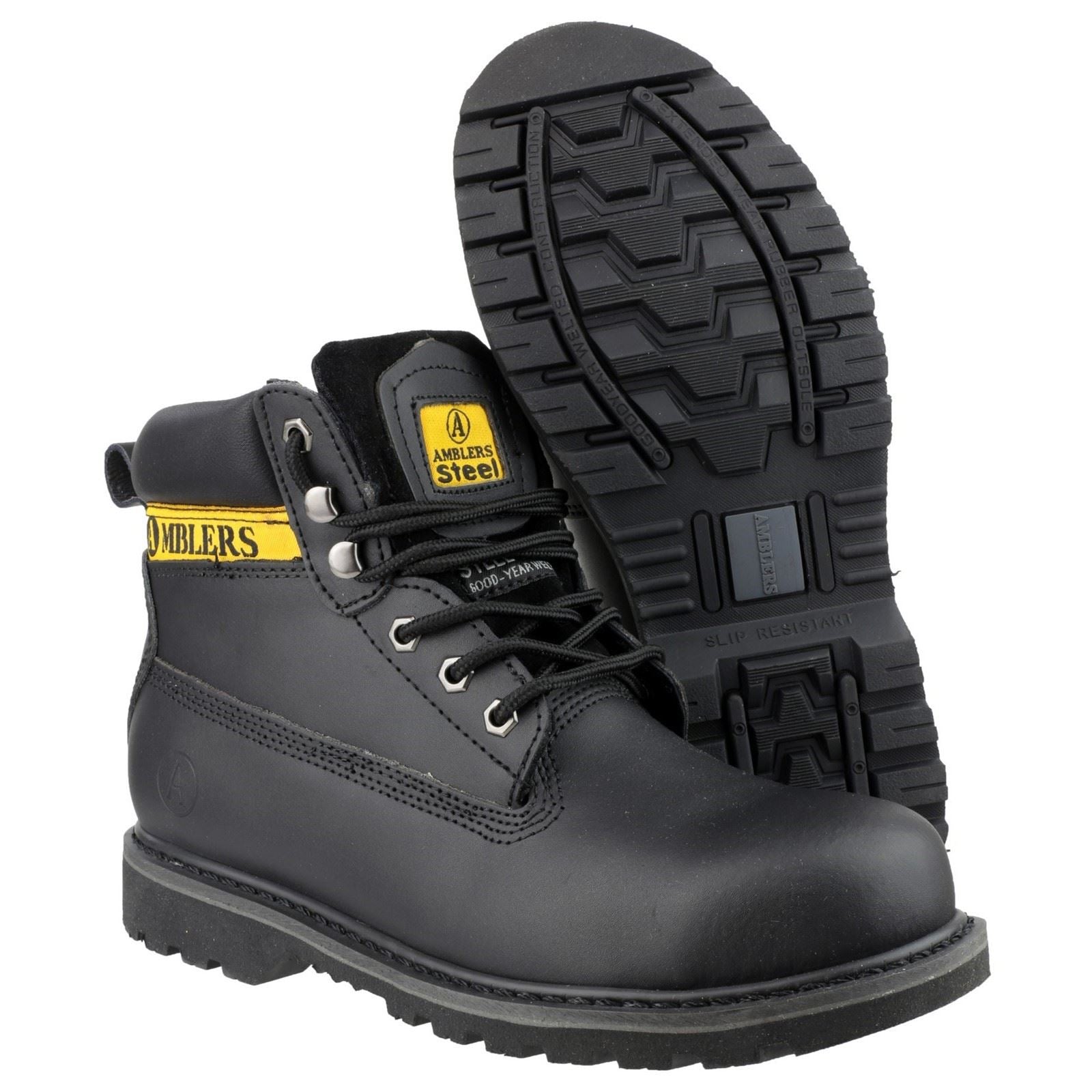 Amblers Safety FS9 Goodyear Welted Safety Boot in Black