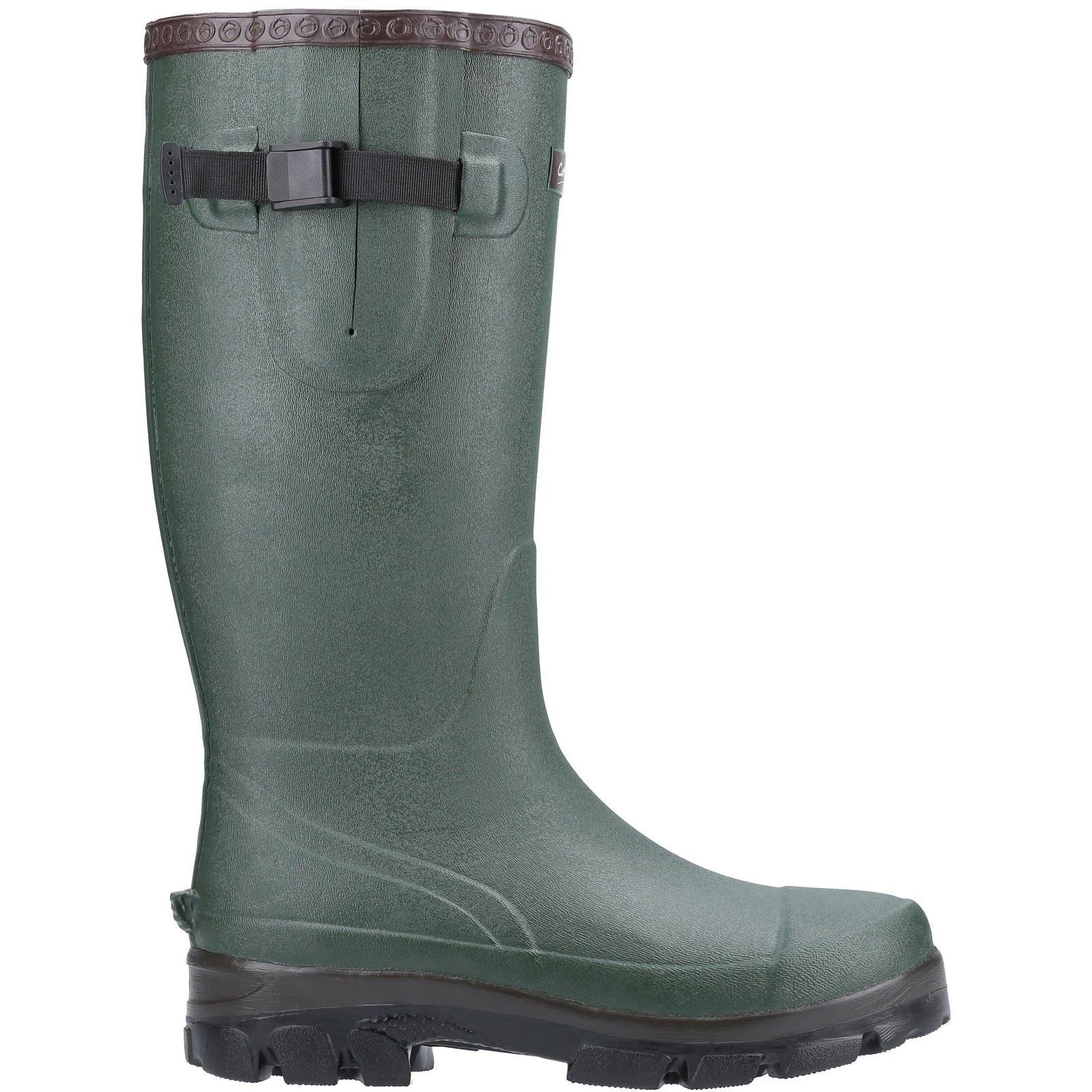 Cotswold Grange Buckle Fastening Wellington Boot in Green