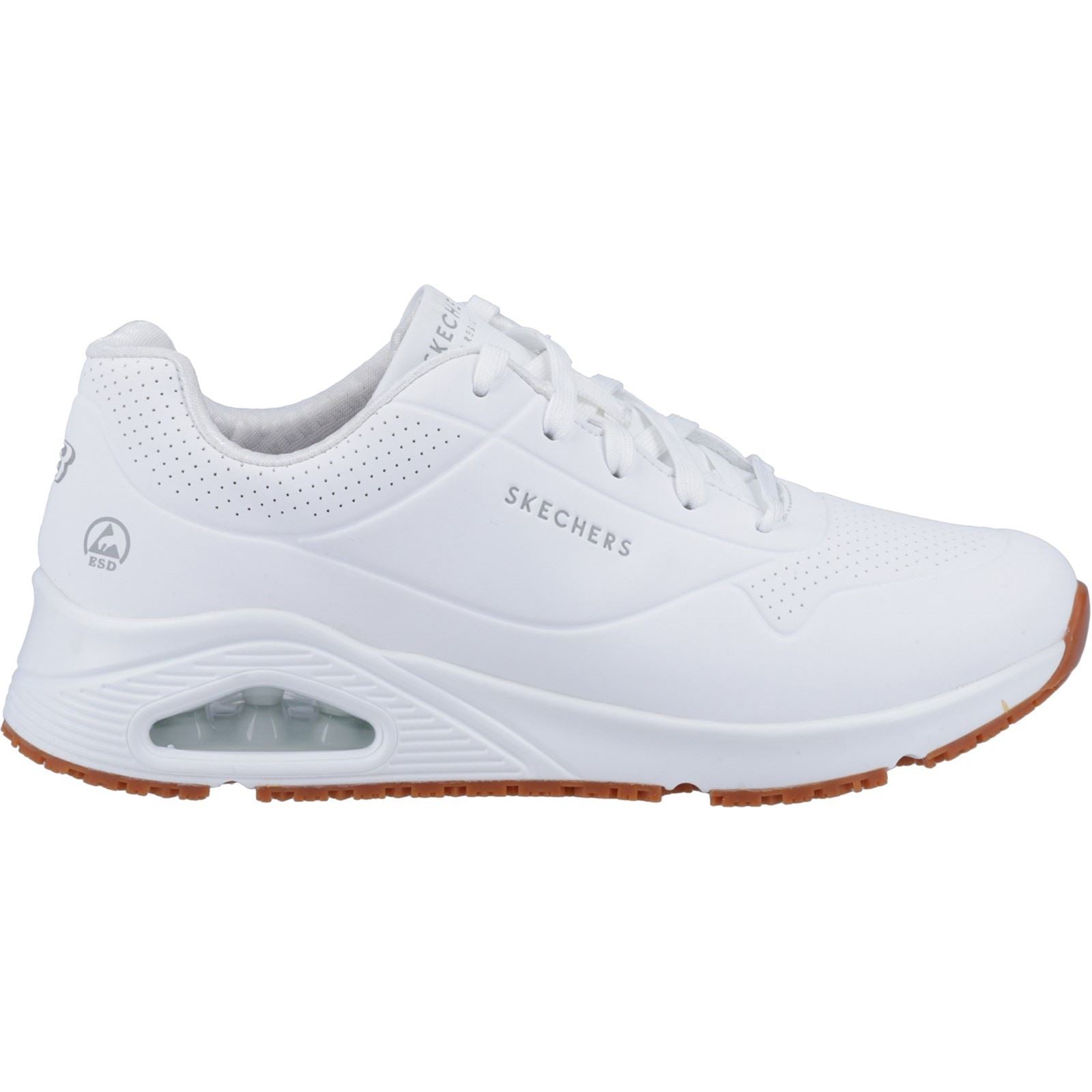 Skechers Workwear Work Relaxed Fit: Uno SR - Sutal Men's White Safety Trainers