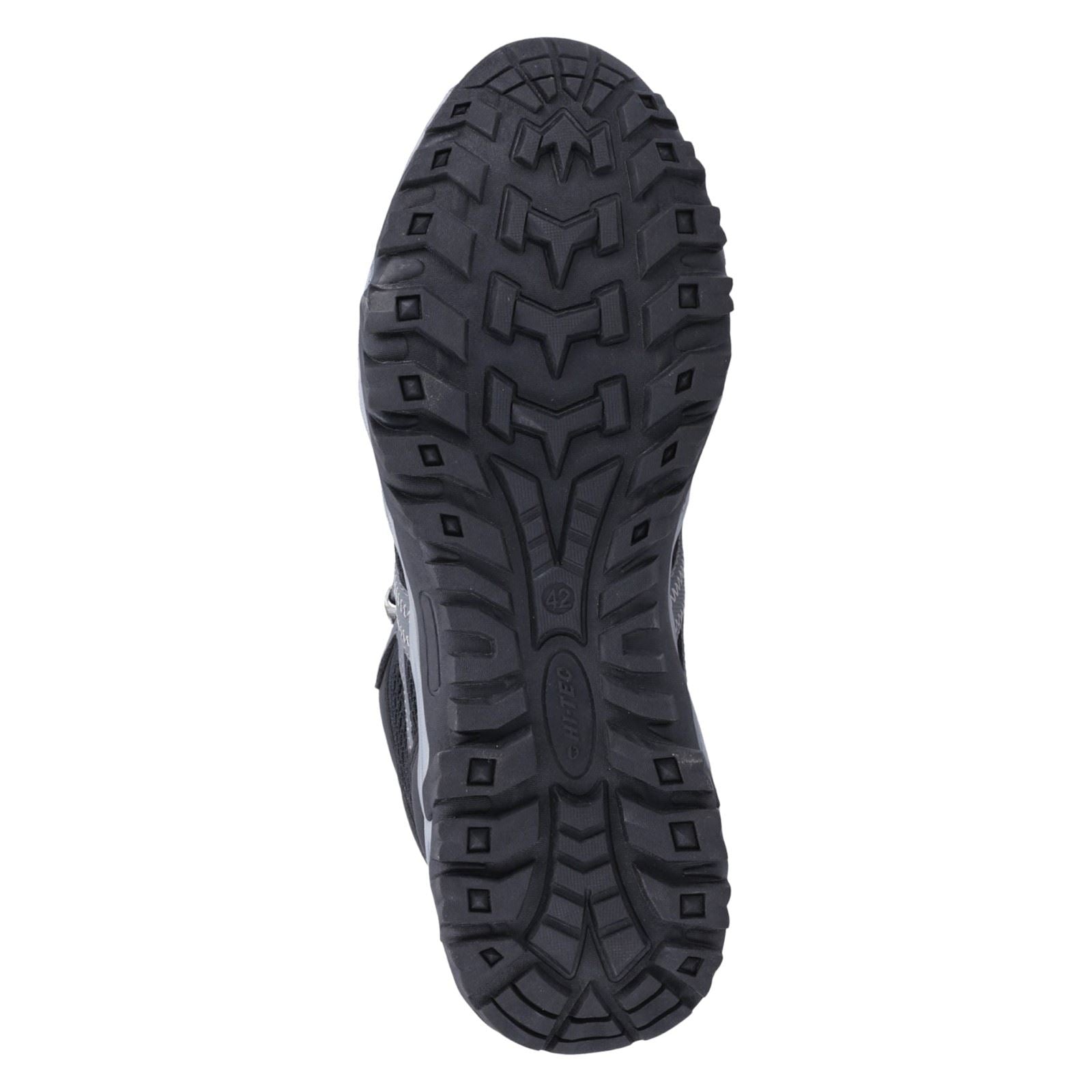 Hi-Tec Jaguar Mid Polyester Men's Graphite/Black/Citron Hiking Boots