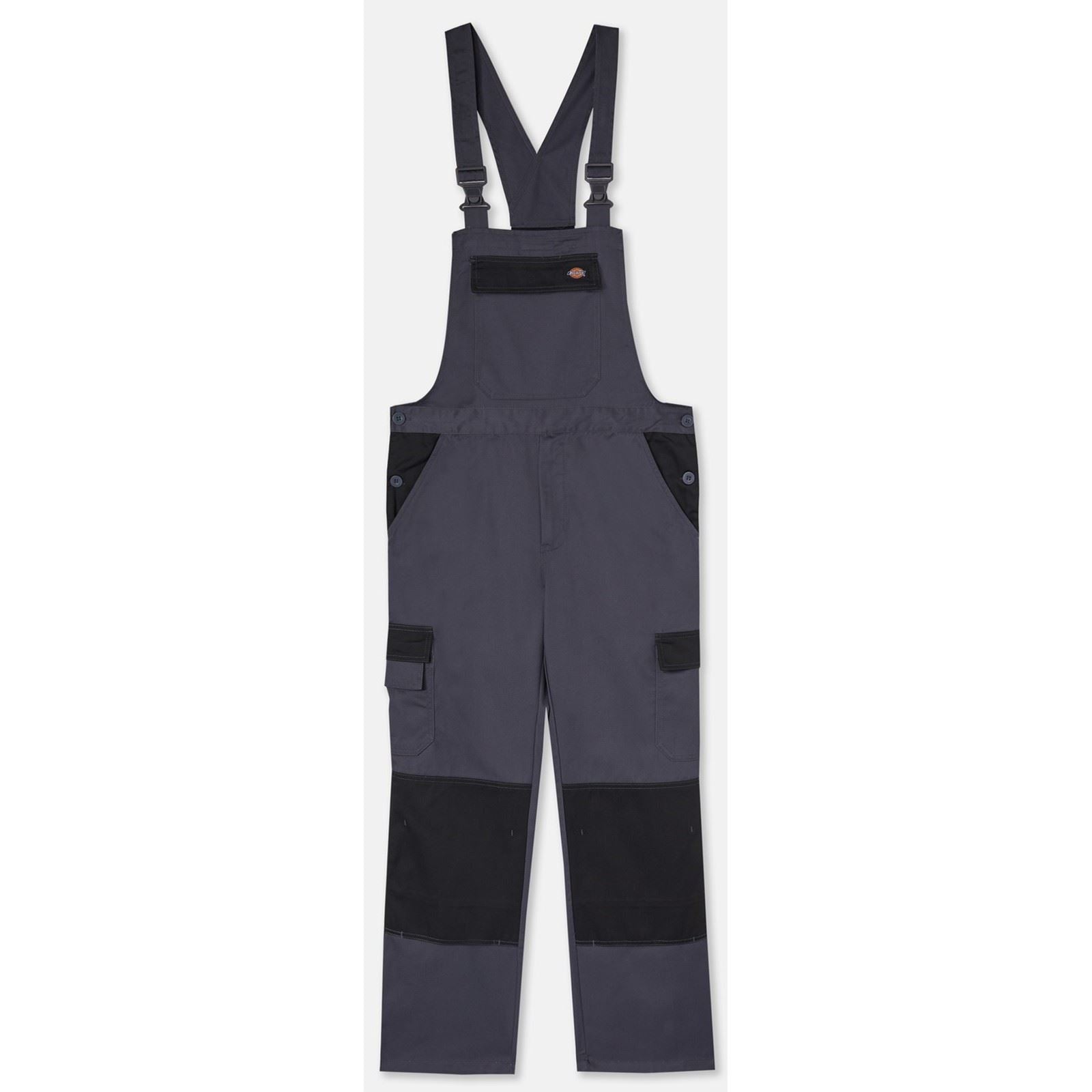 Dickies Everyday Bib and Brace Polyester Men's Grey Work Overall