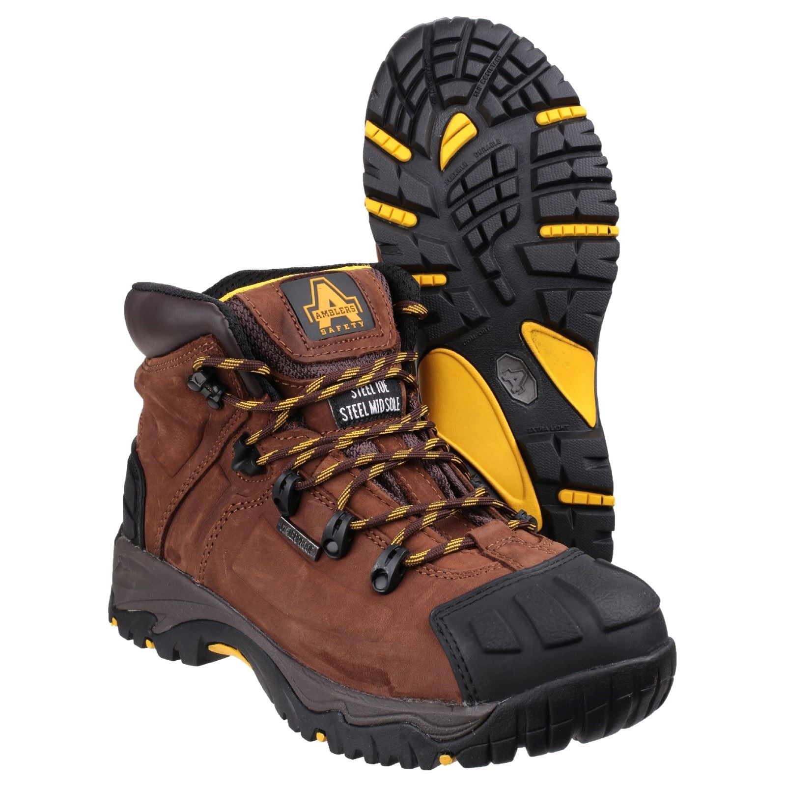 Amblers Safety Men's FS39 Safety Boot in Brown