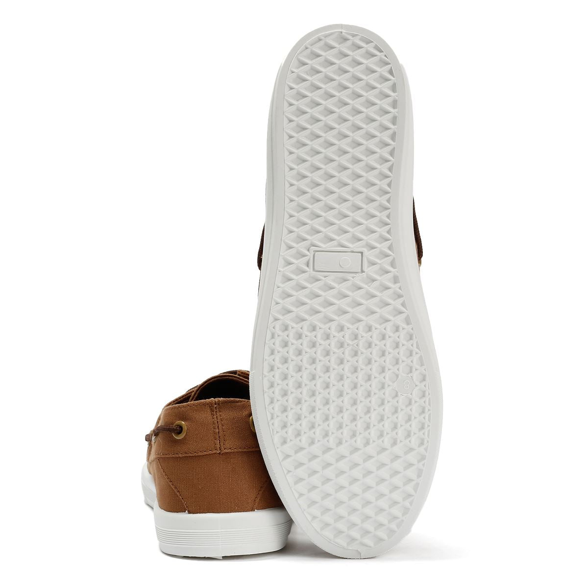 Penguin Sailor Canvas Men's Tan Lace-Up Shoes