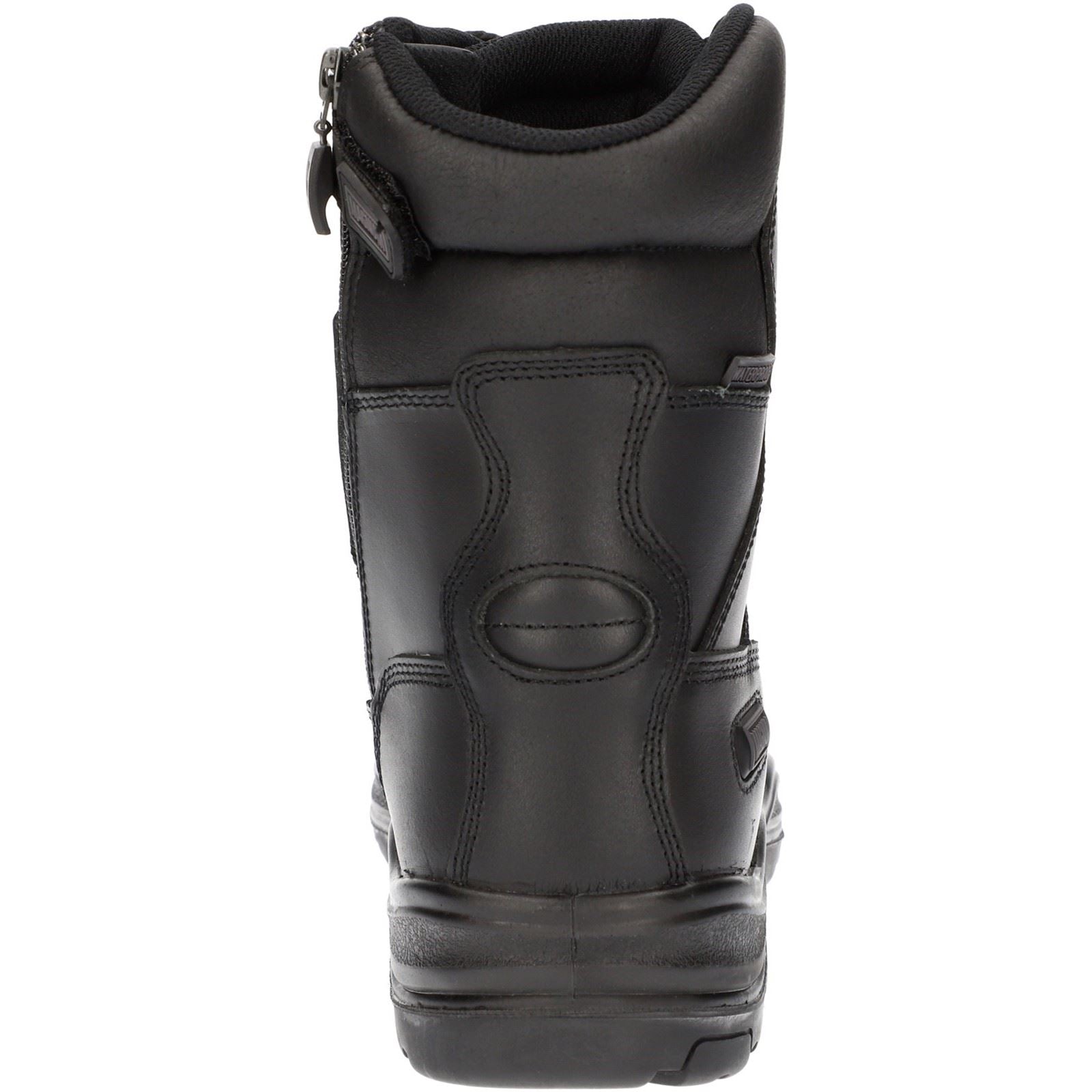 Magnum Men's Rigmaster 8.0 Side-Zip CT CP WP Uniform Safety Boot in Black