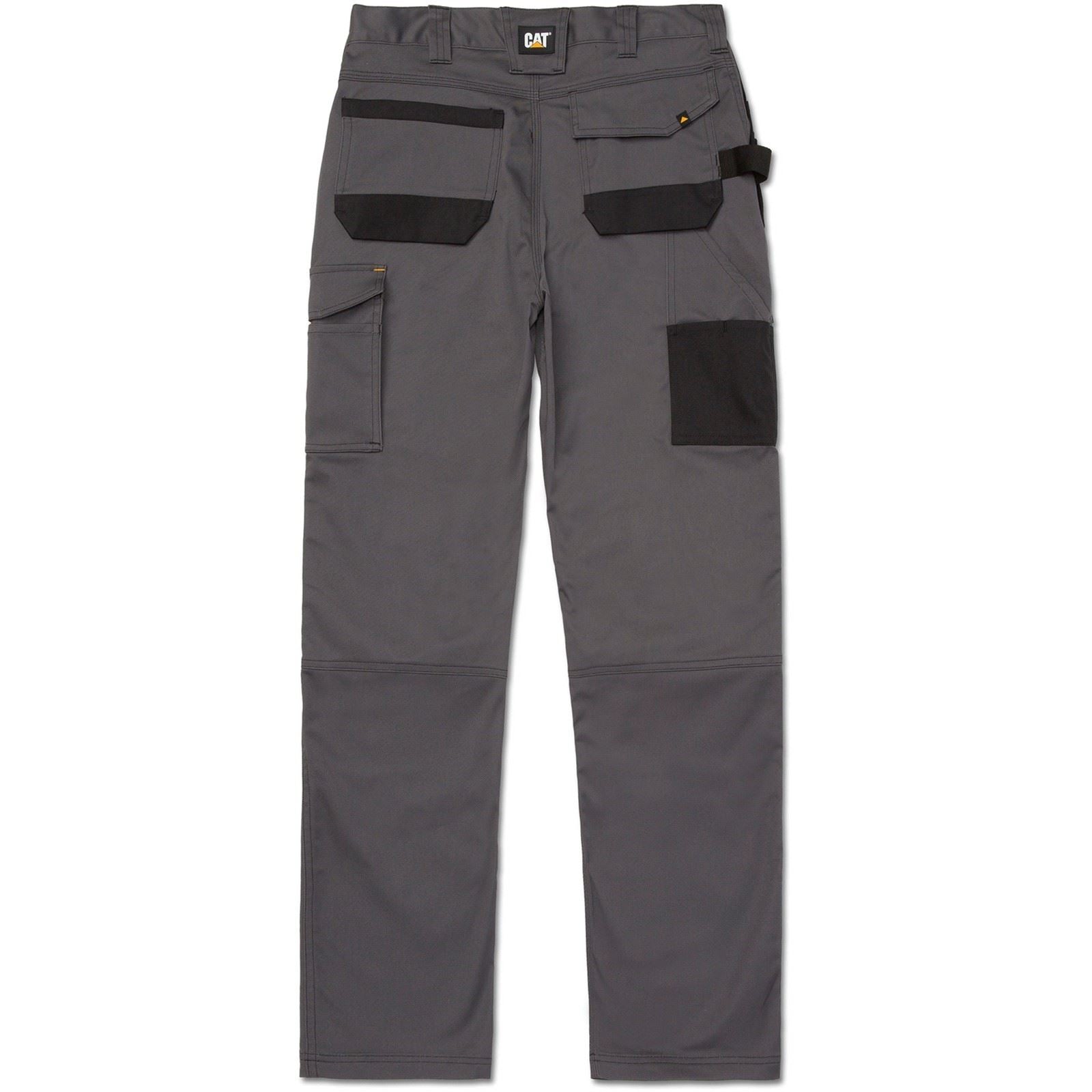 Caterpillar Essential Knee Pocket Stretch Holster Polyester Men's Grey Outdoor Trousers