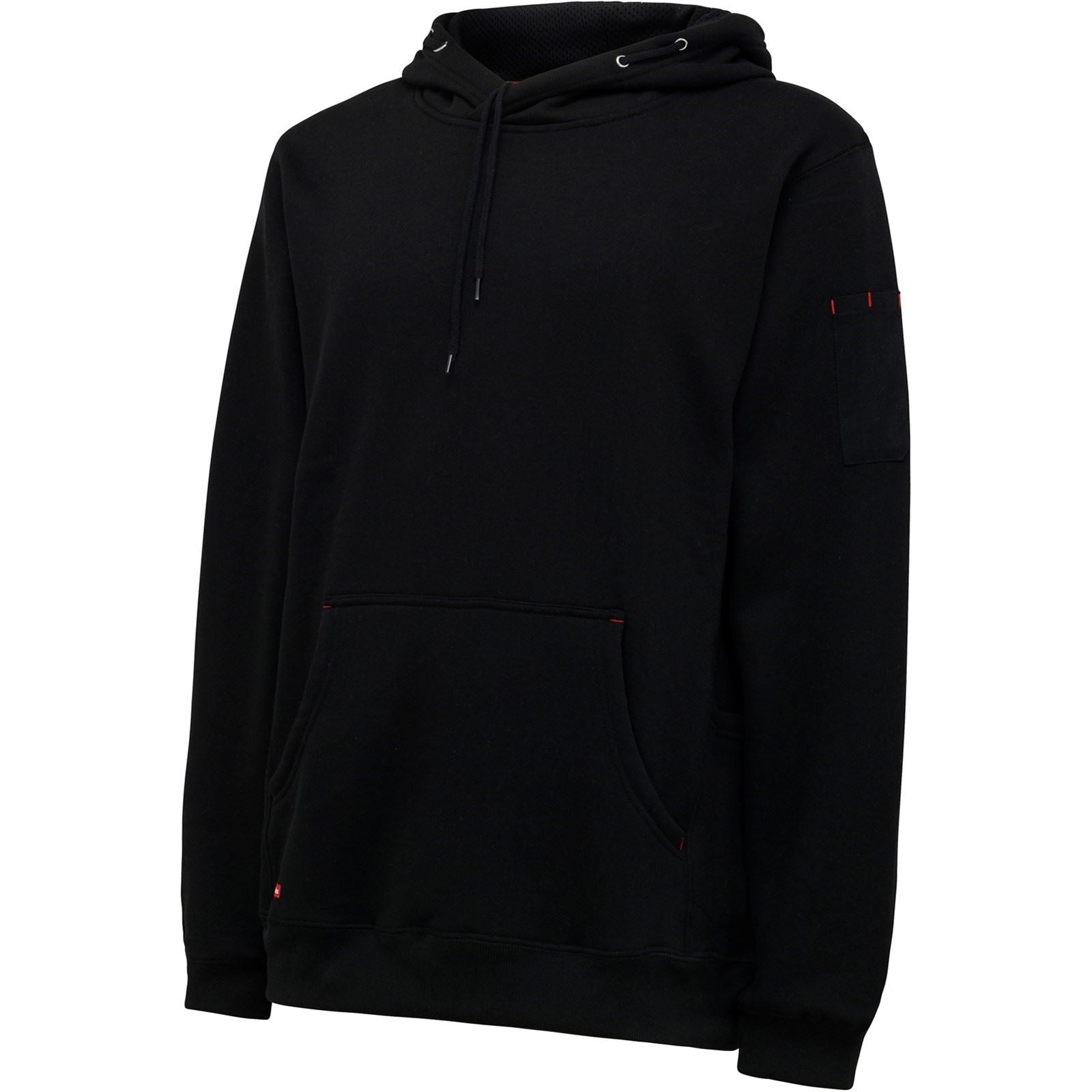 Hard Yakka Men's Brushed Fleece Hoodie in Black