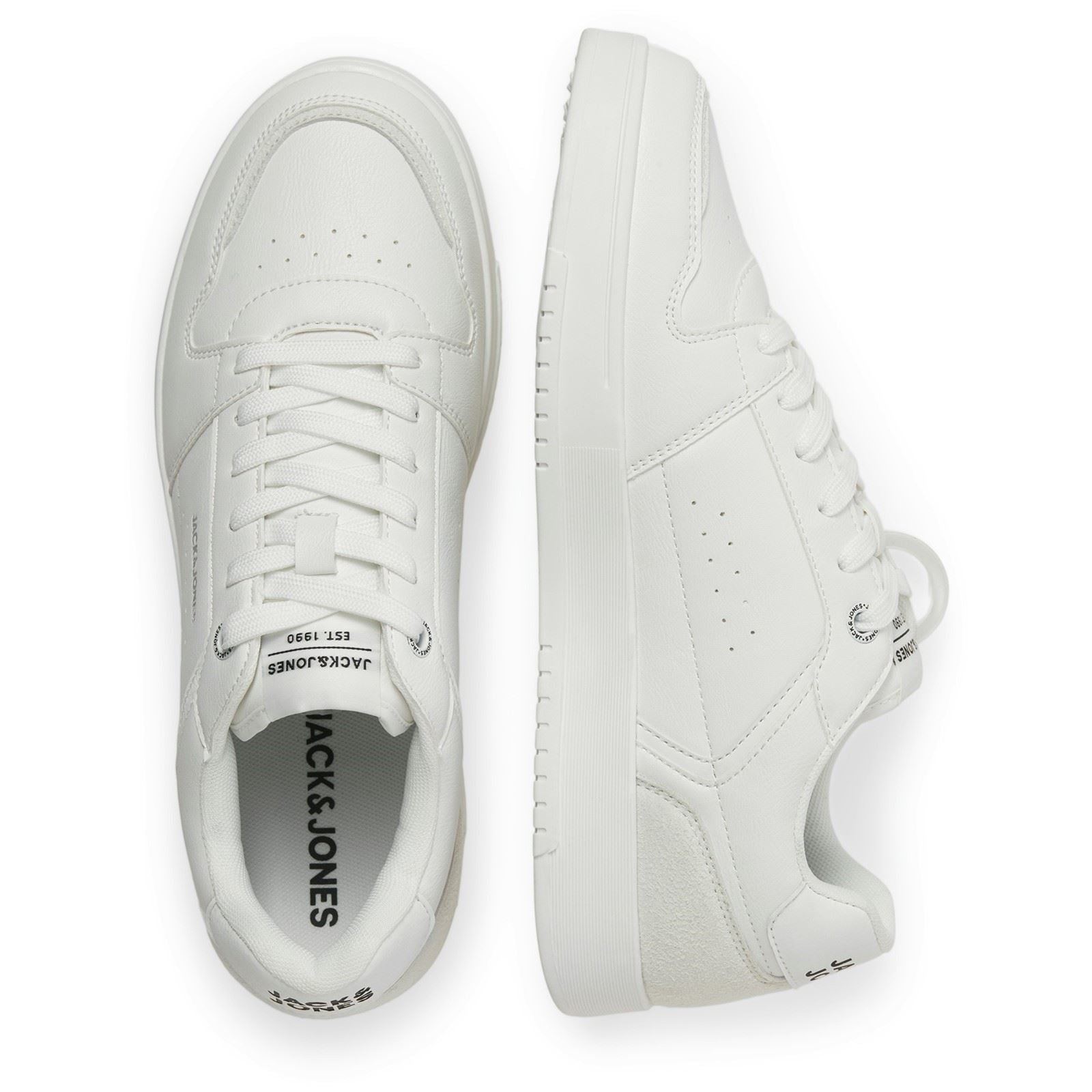 Jack & Jones Ealing Polyurethane Men's White Silver Trainers