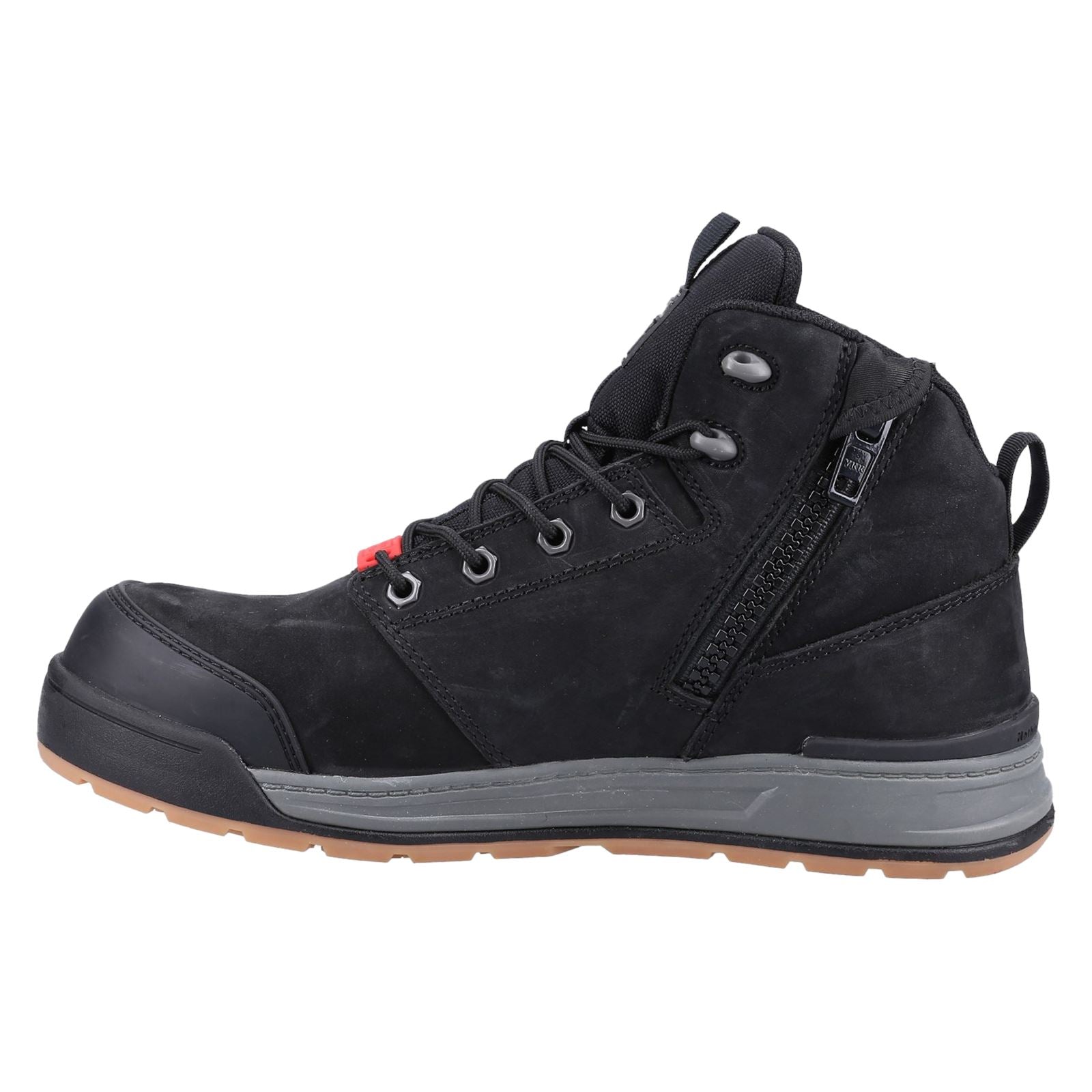 Hard Yakka Men's 3056 Lace Zip Safety Boot in Black