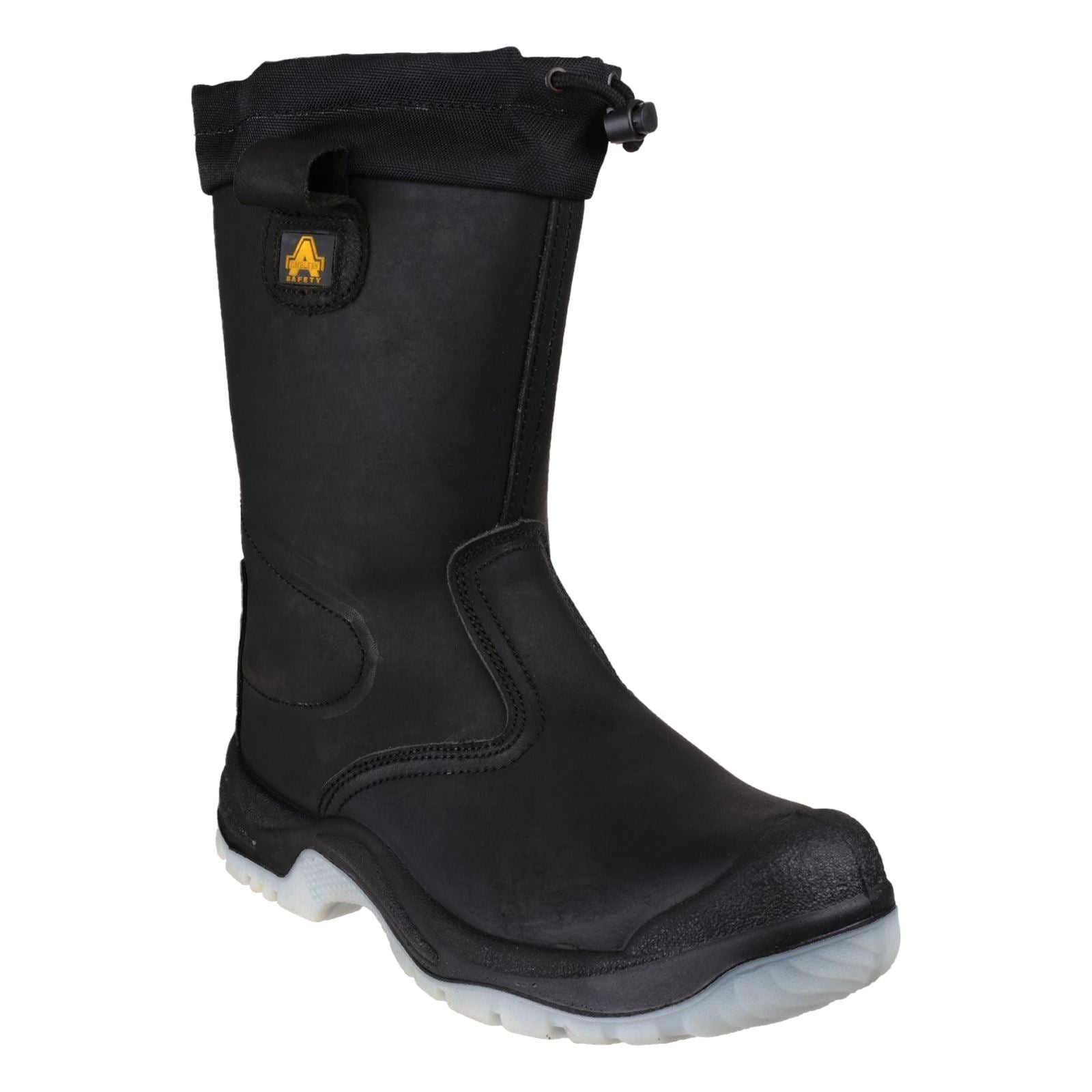 Amblers Safety FS209 Water Resistant Pull On Safety Rigger Boot in Black