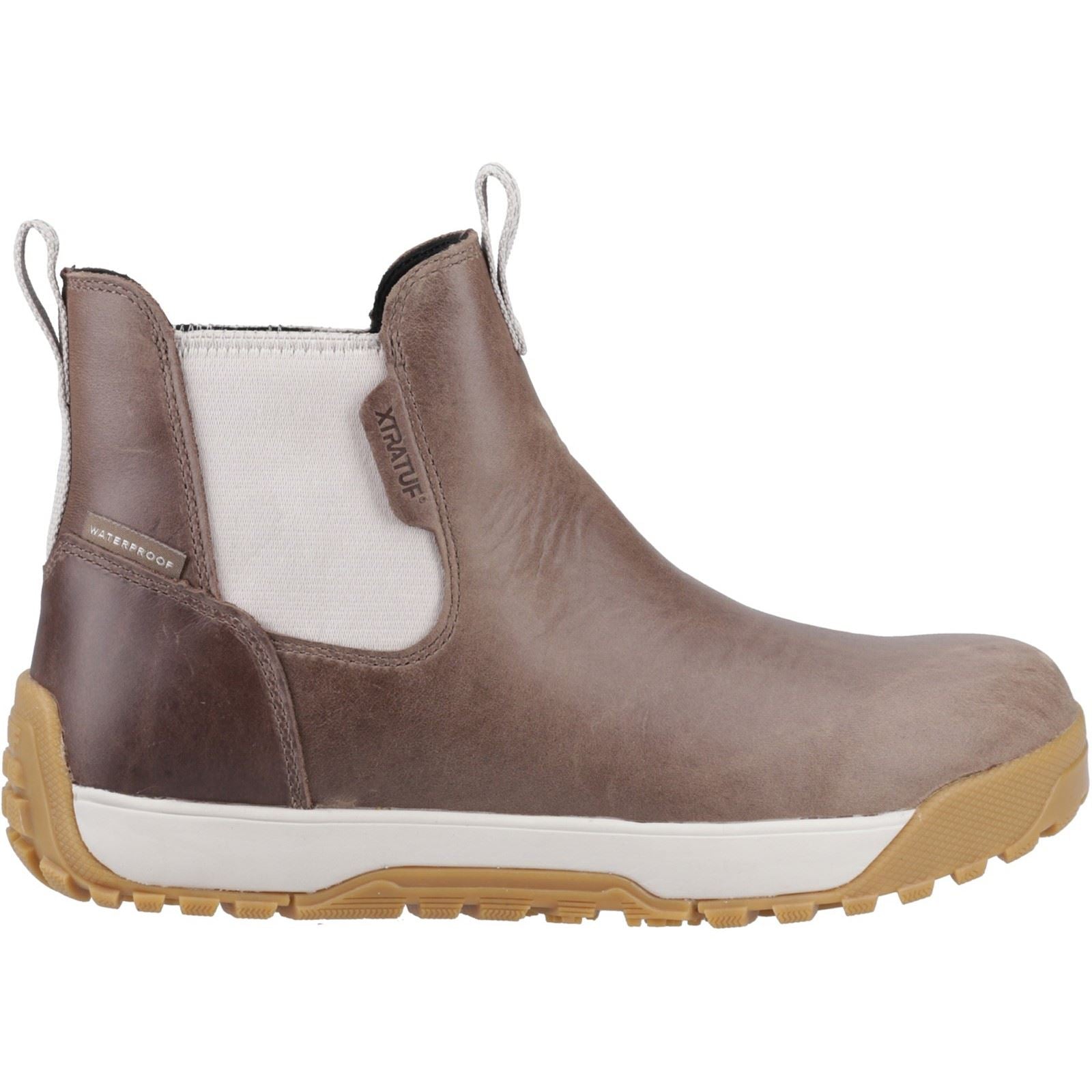 Xtratuf Ankle Deck Boot Leather Leather Women's Stone Boots