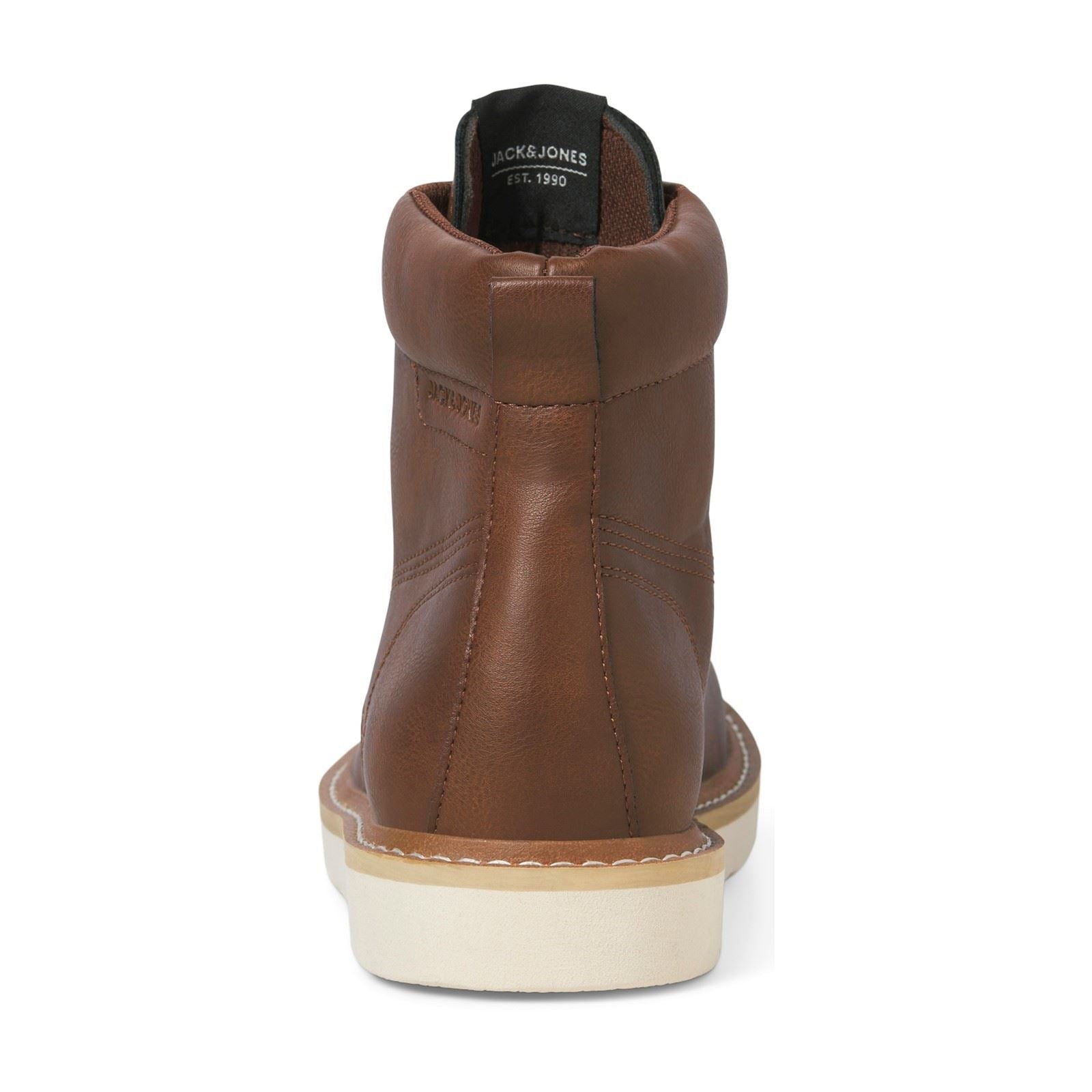 Jack & Jones Archway Moc Polyurethane Men's Cognac Ankle Boots